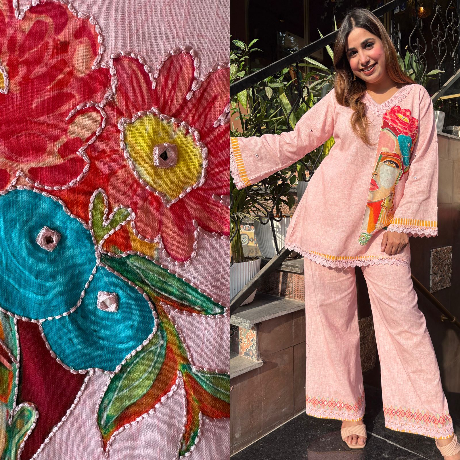 Pure 100% linen coord set