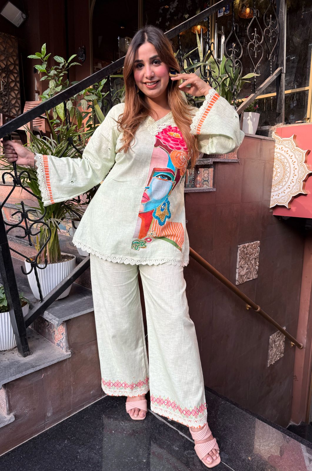 Pure 100% linen coord set