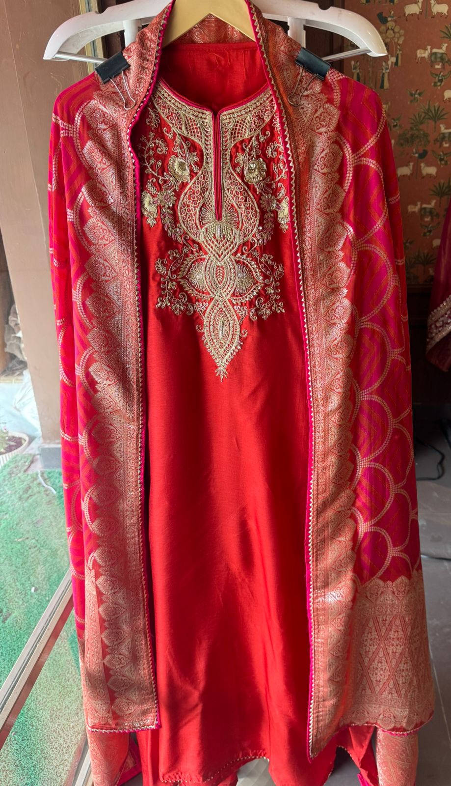 Pure Silk Unstitched Kurta