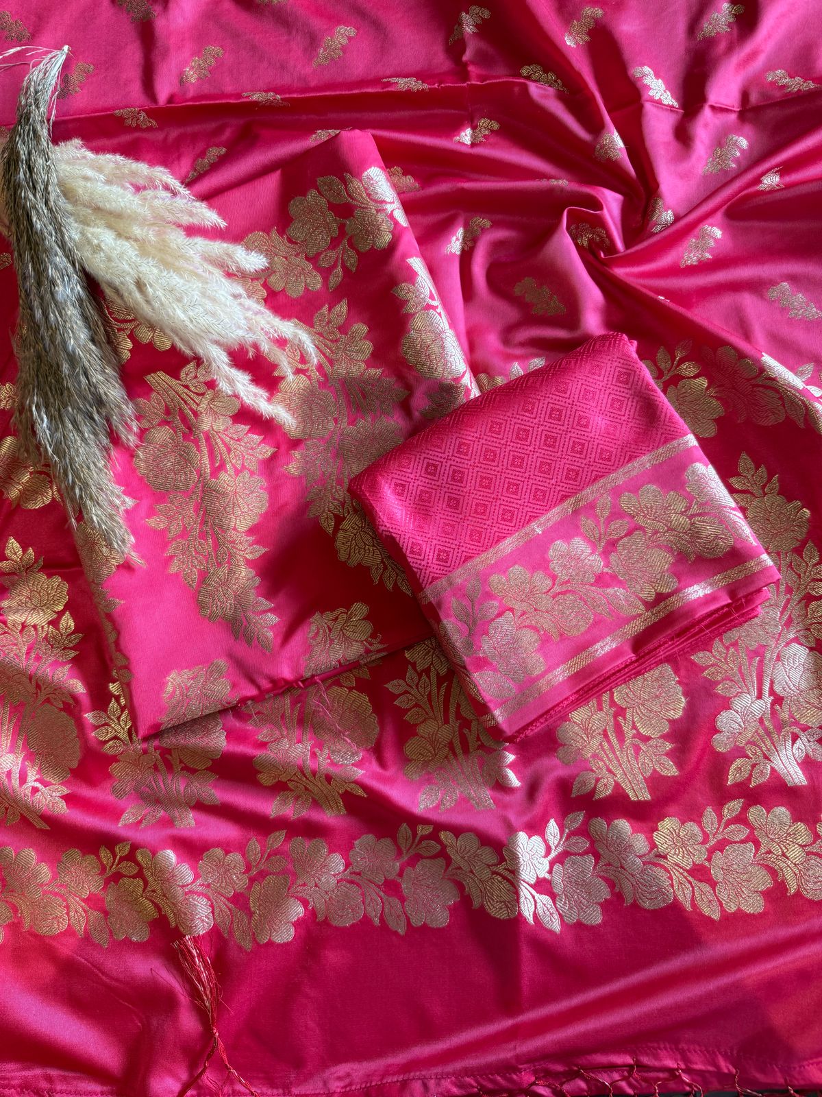 Shop Our New Butidar Banarsi silk Unstitched Suits fabrics