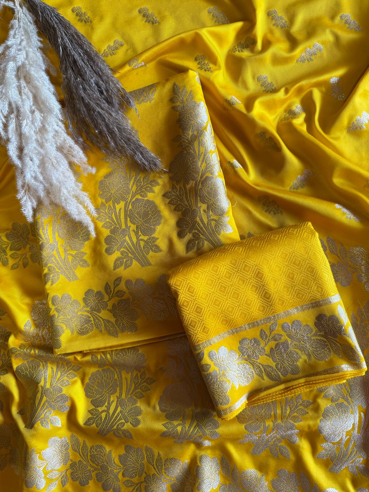 Shop Our New Butidar Banarsi silk Unstitched Suits fabrics