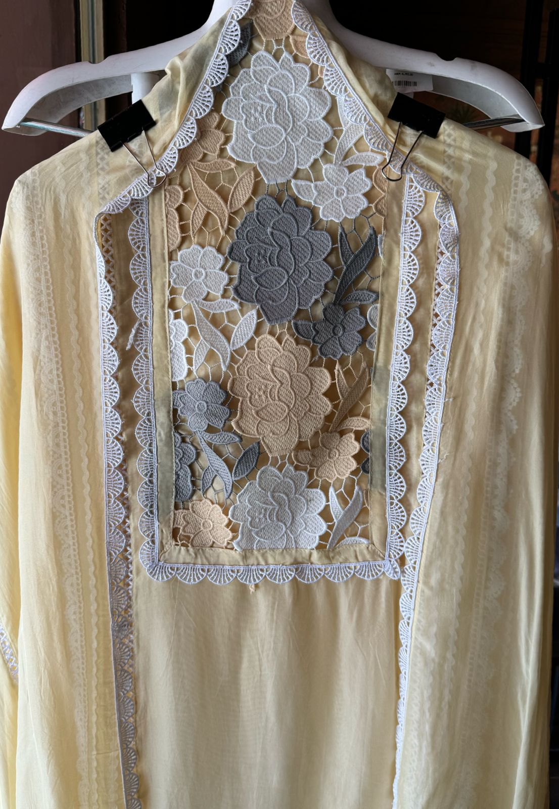 Pure soft organza  unstitched Suit