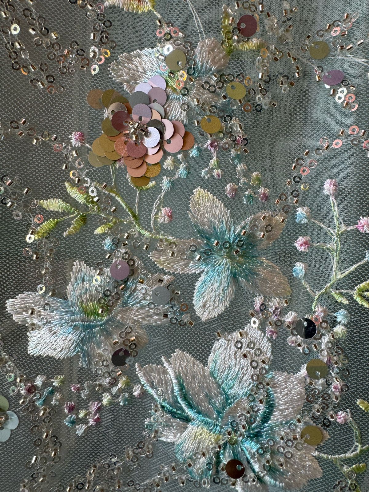 Beautiful Sequece embellished Unstitched Shirt