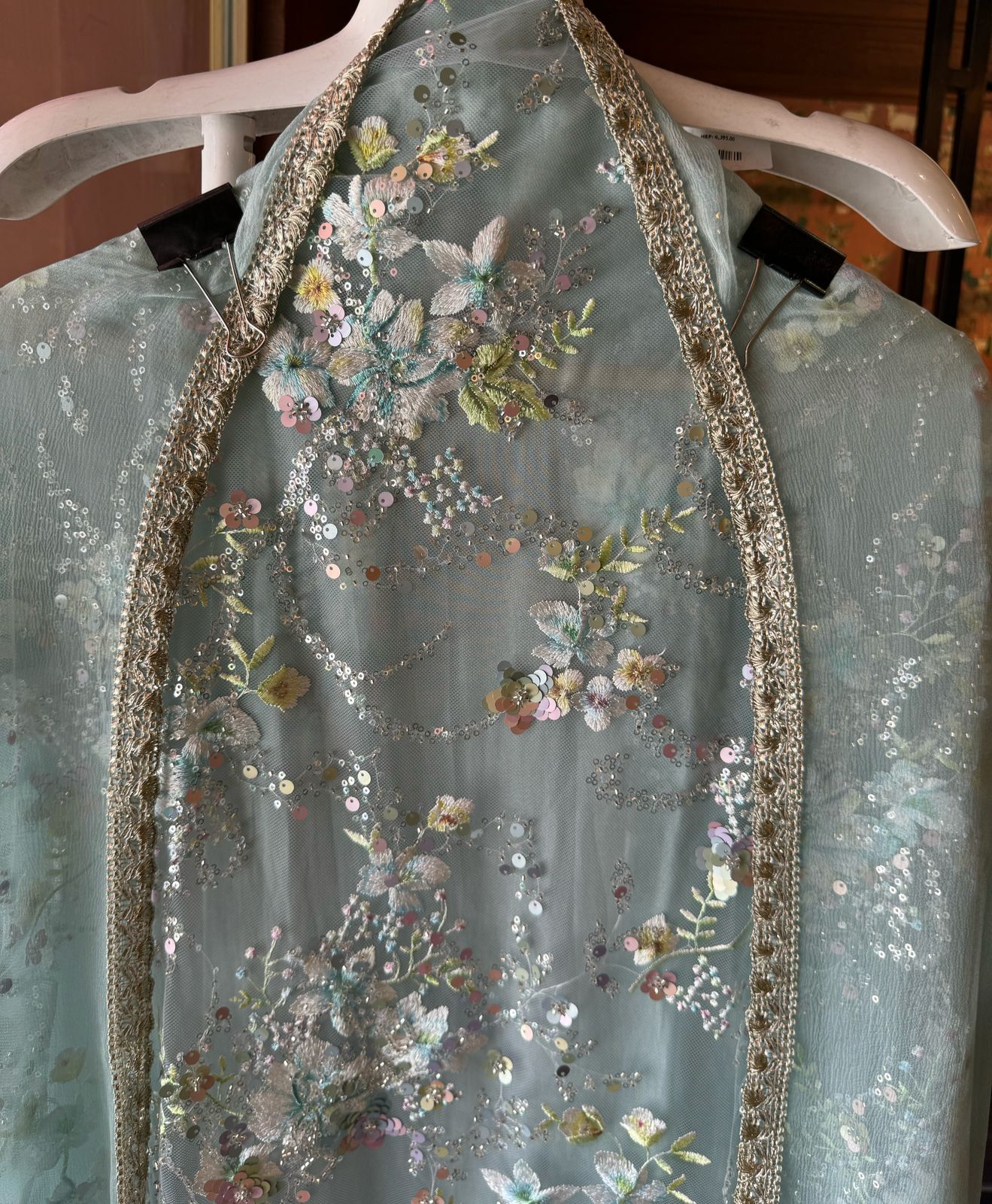 Beautiful Sequece embellished Unstitched Shirt