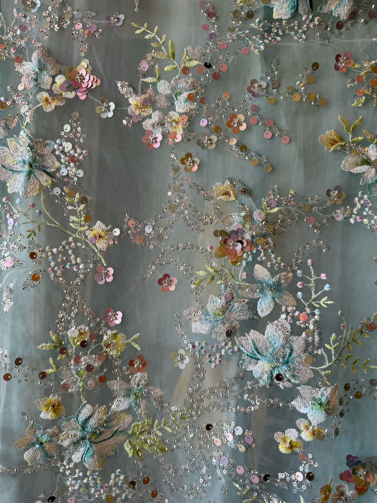 Beautiful Sequece embellished Unstitched Shirt