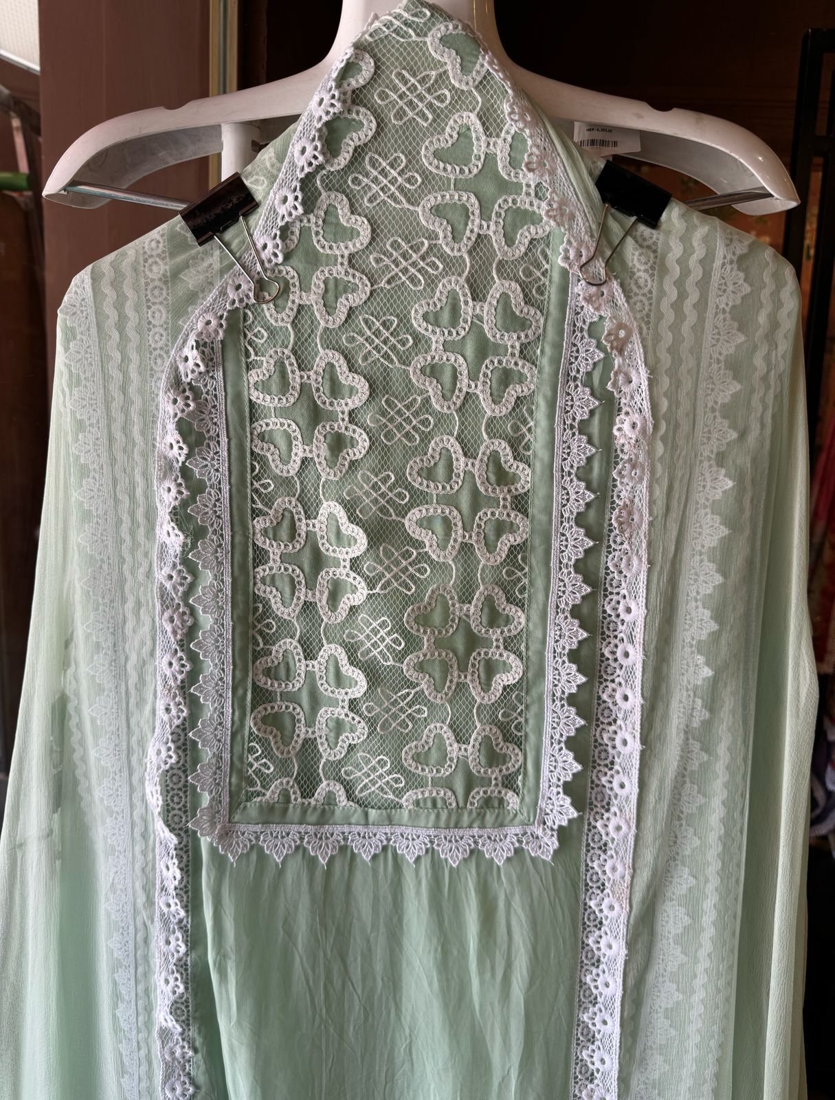 Pure soft organza  unstitched Suit