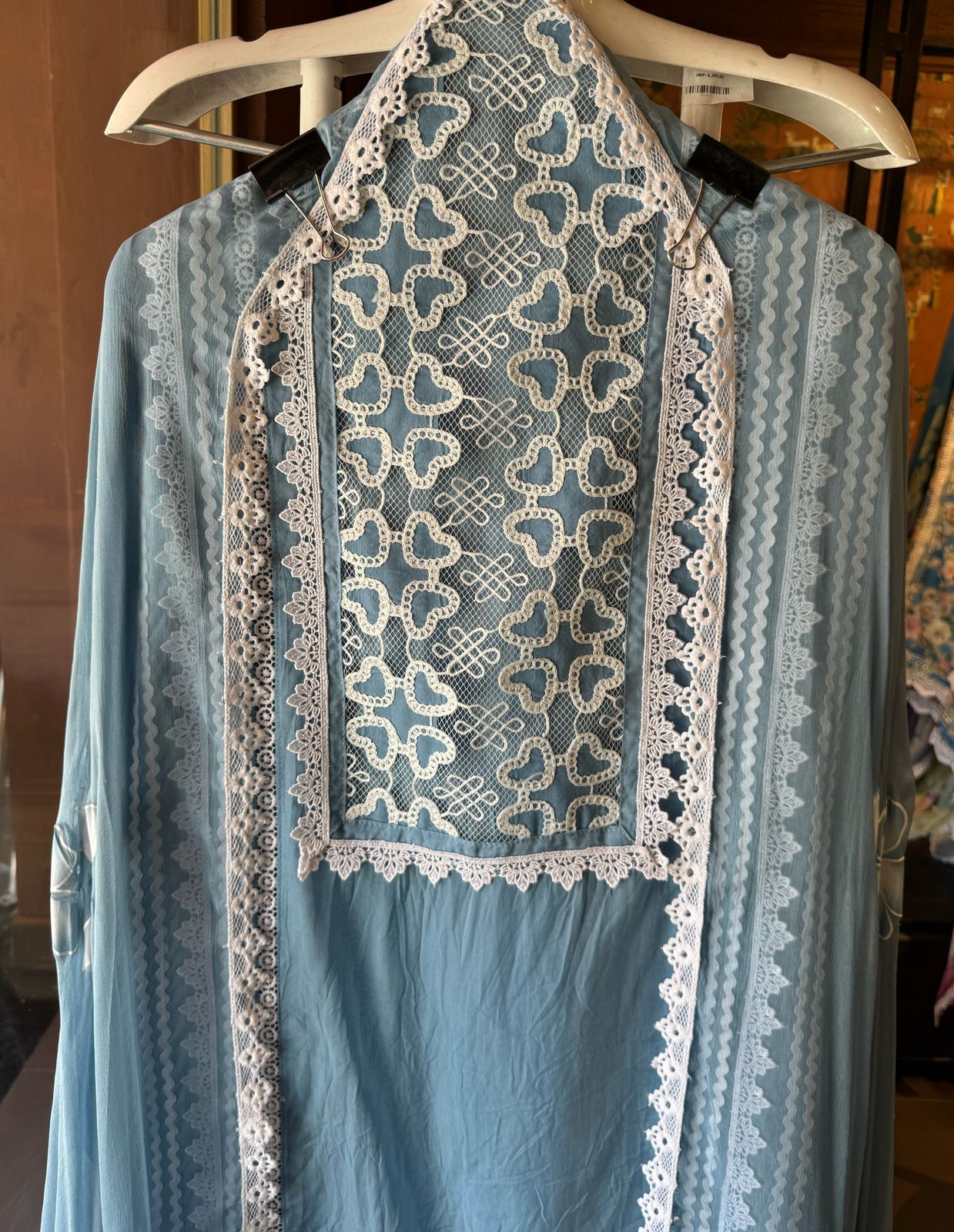 Pure soft organza  unstitched Suit