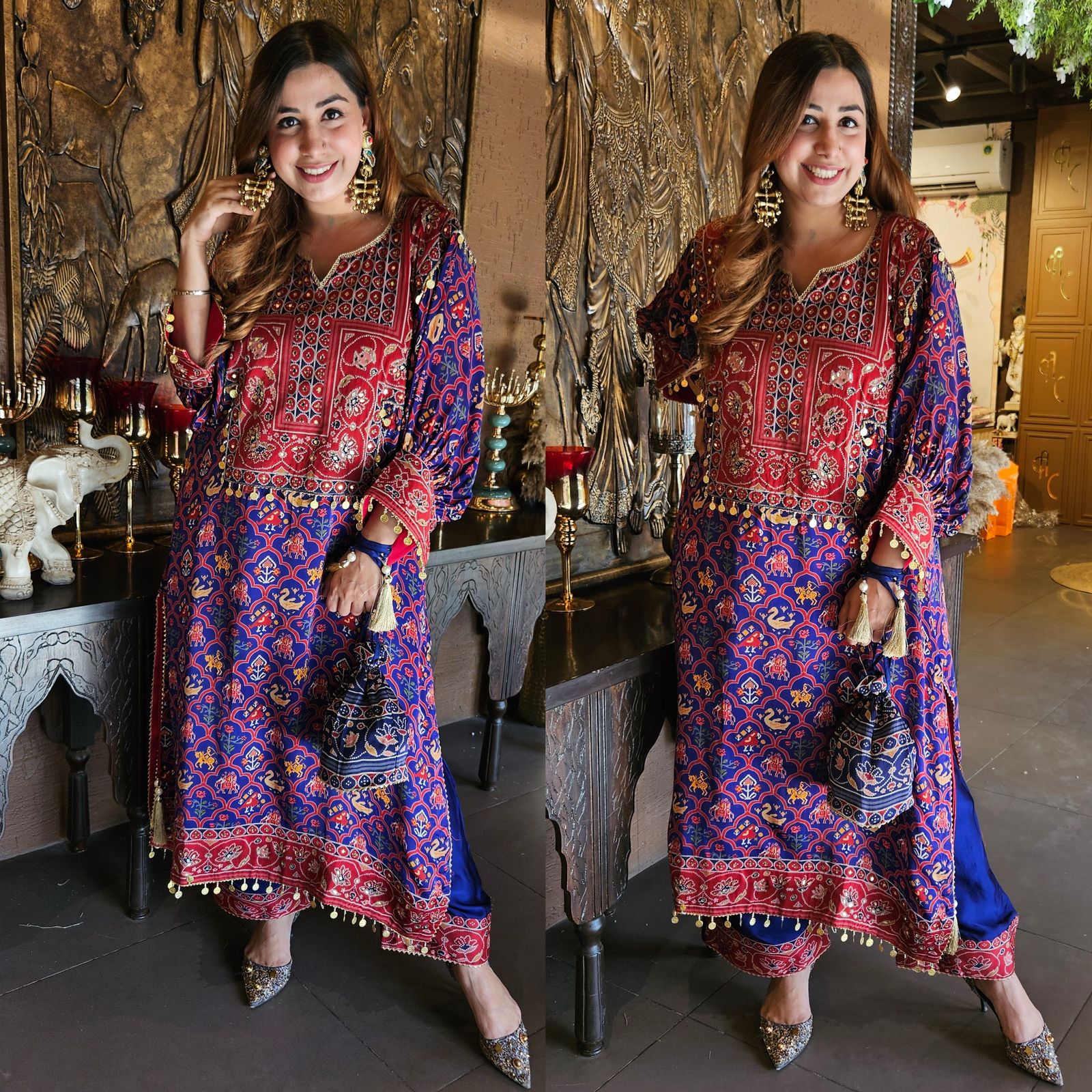 Shop Our New Patola printed choga Set