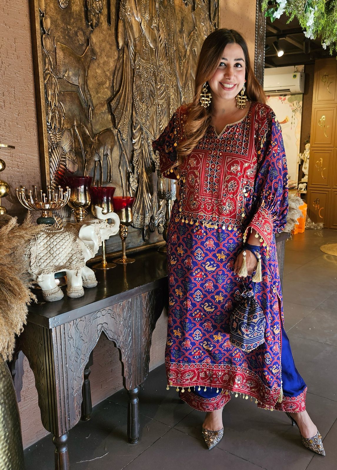 Shop Our New Patola printed choga Set