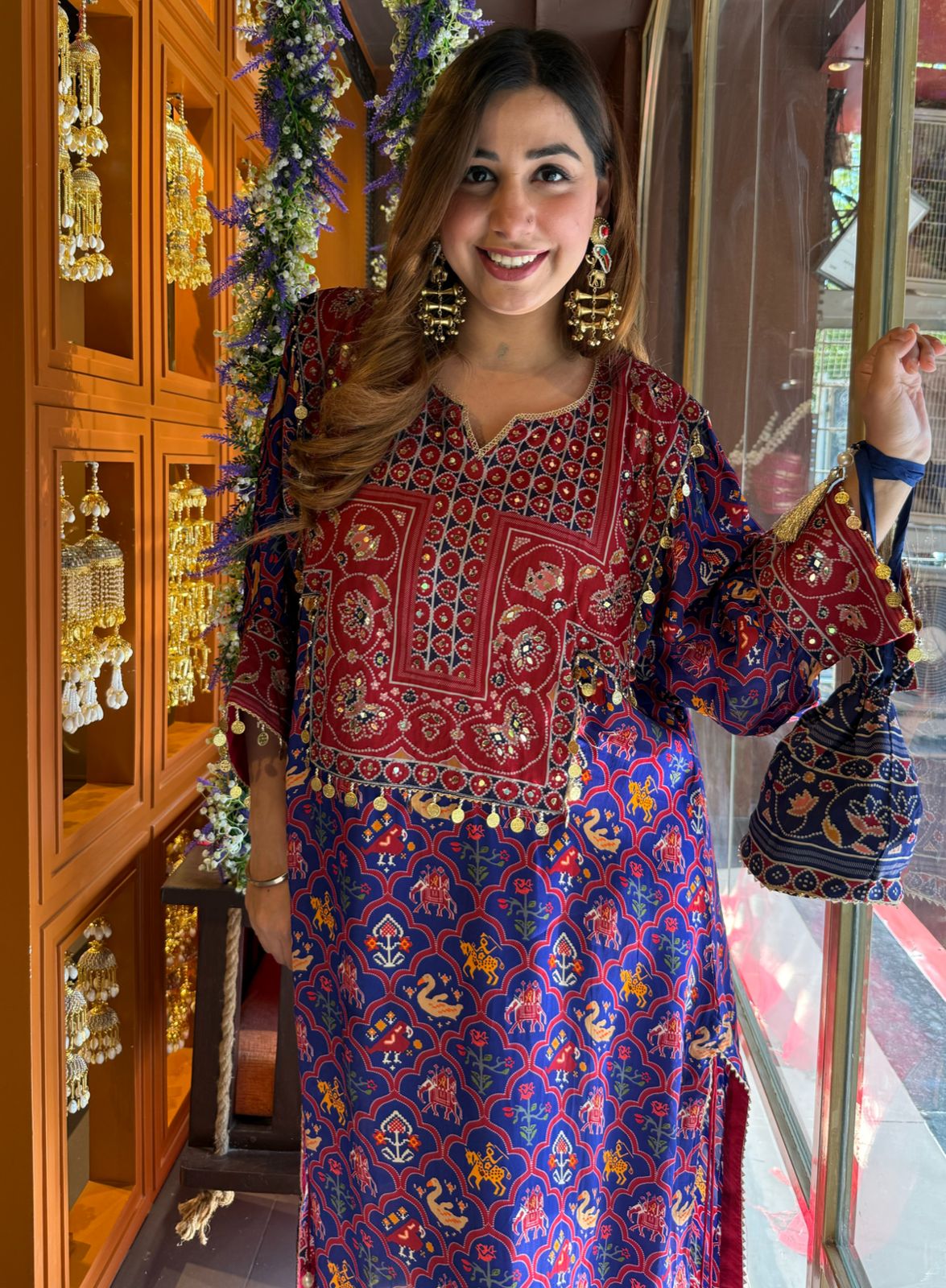 Shop Our New Patola printed choga Set