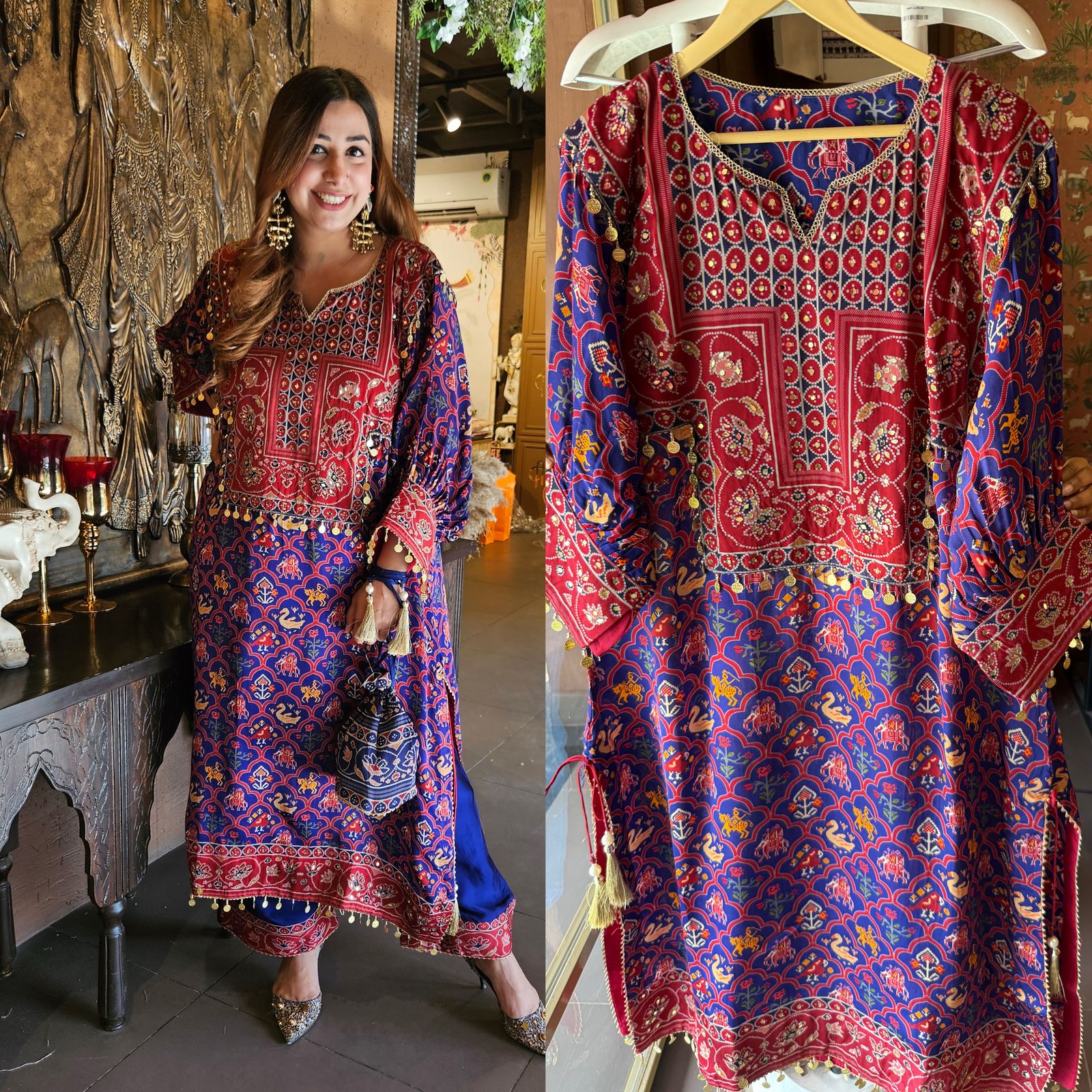 Shop Our New Patola printed choga Set