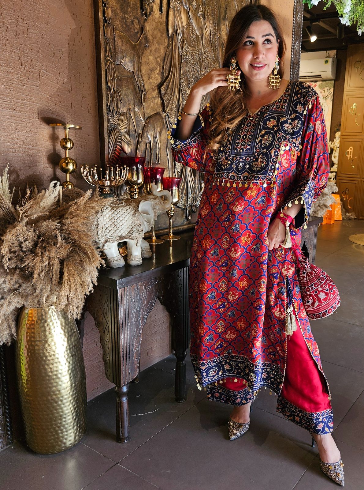 Shop Our New Patola printed choga Set