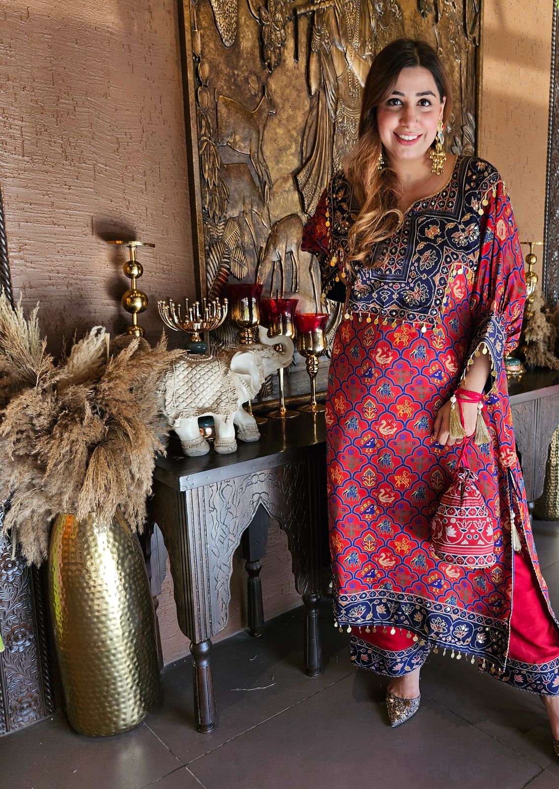 Shop Our New Patola printed choga Set