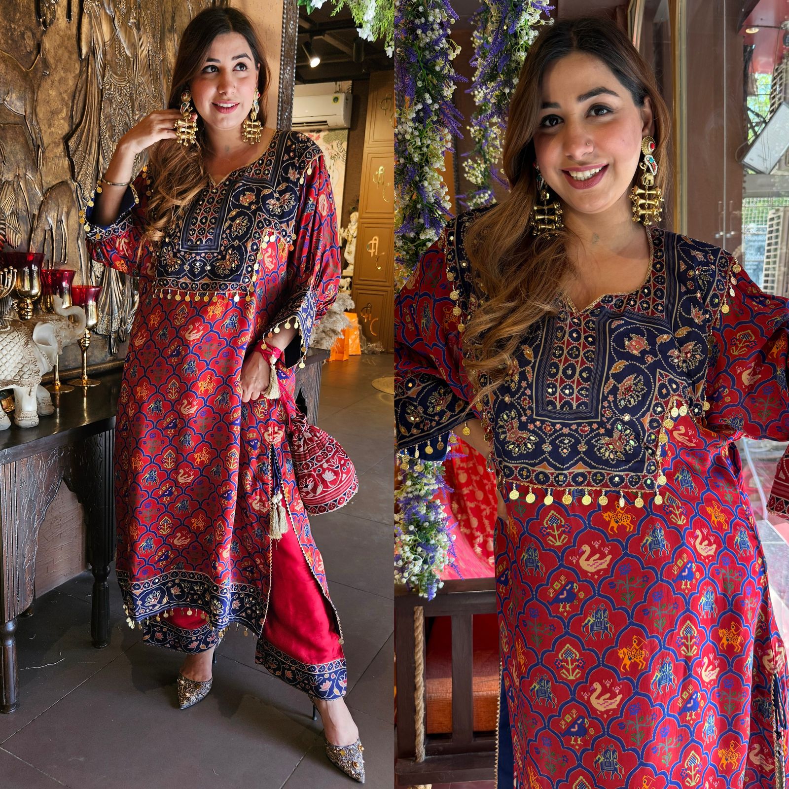 Shop Our New Patola printed choga Set