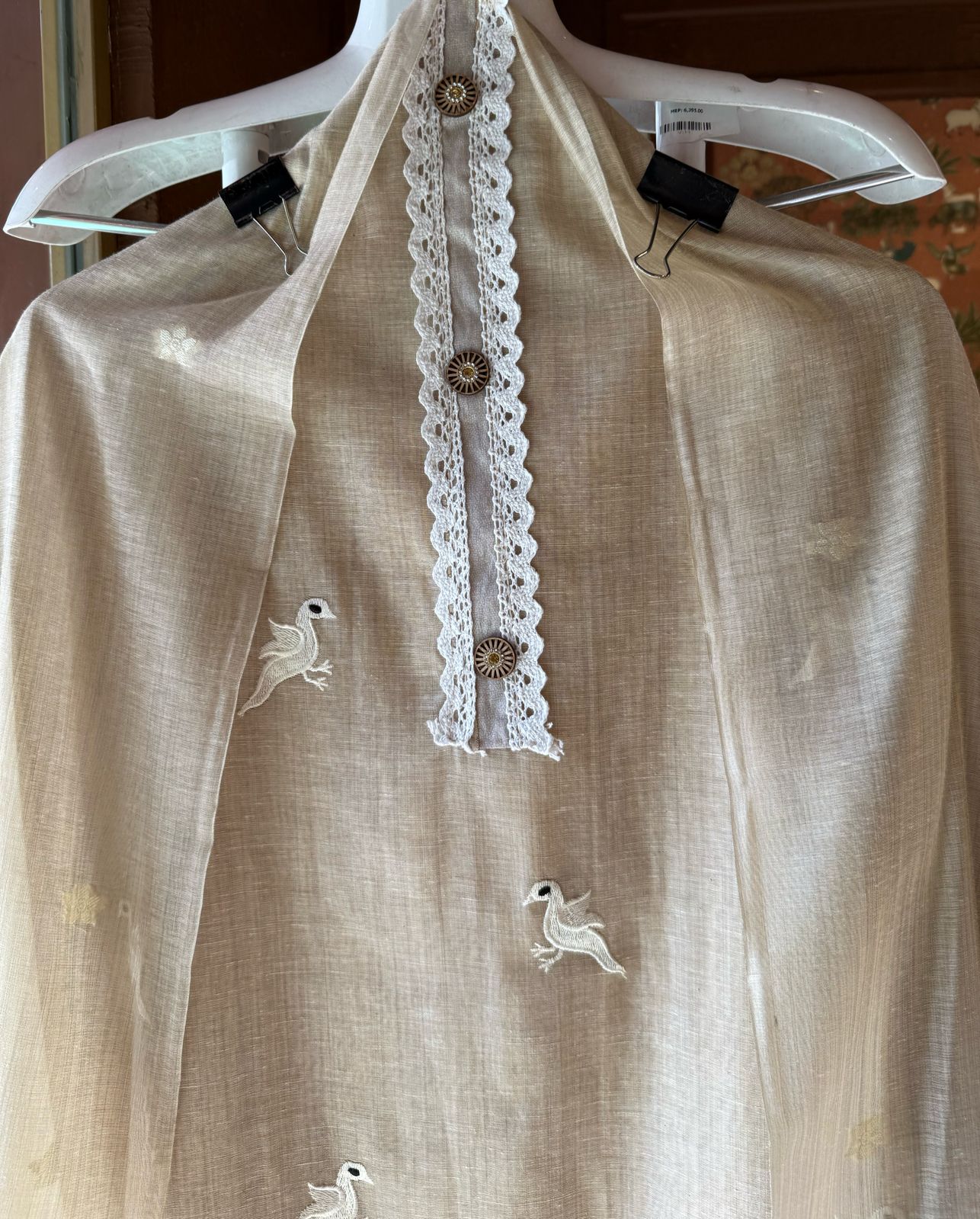 Jamdaani cotton Unstitched Suit