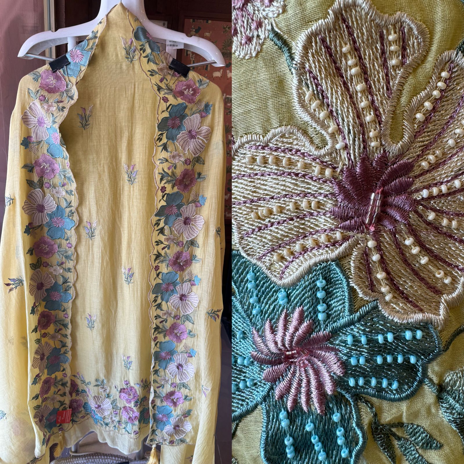 Mul cotton Unstitched suit