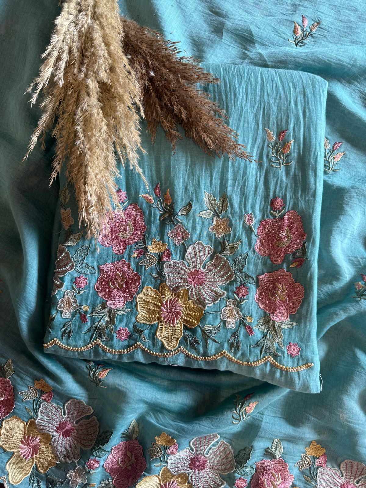 Mul cotton Unstitched suit