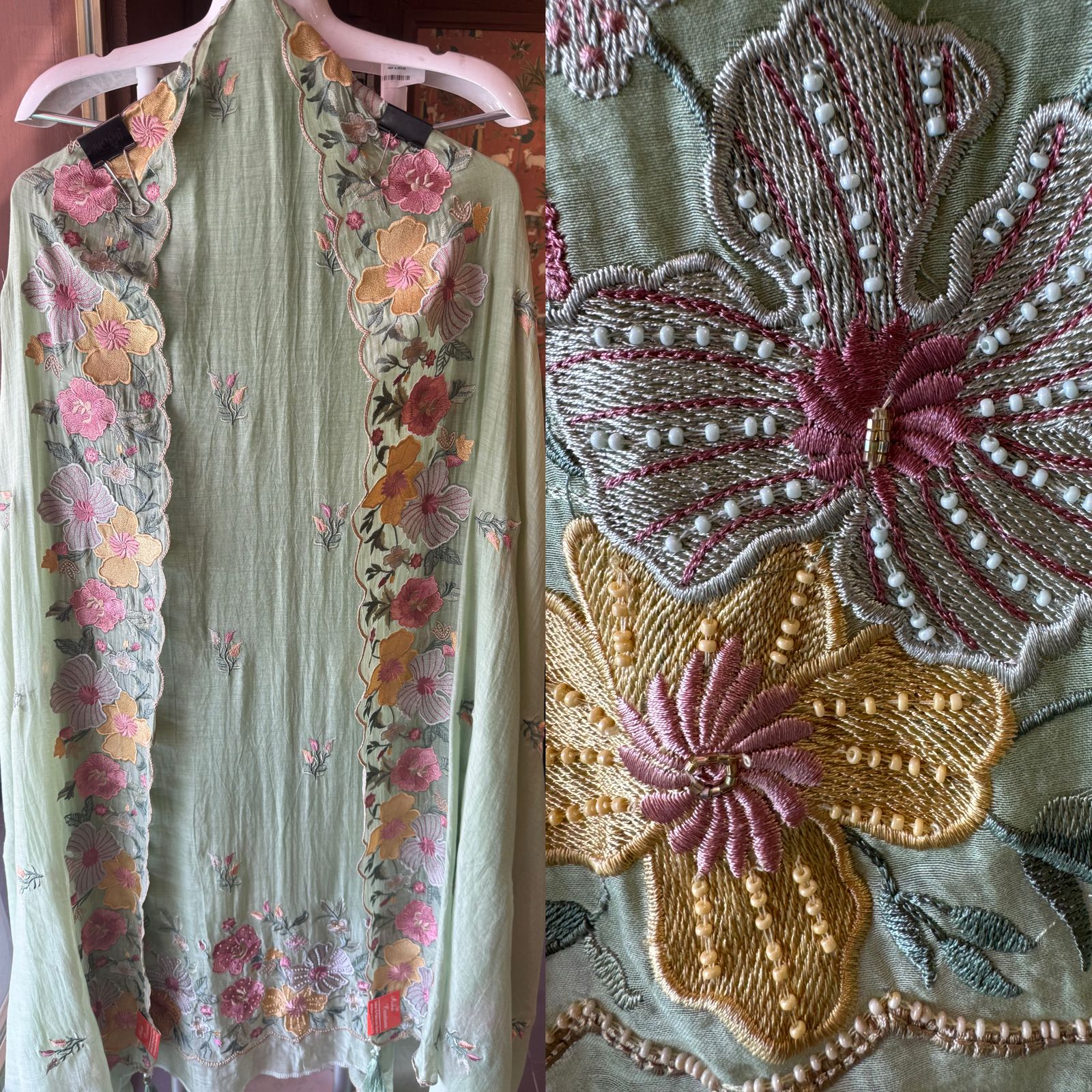 Mul cotton Unstitched suit