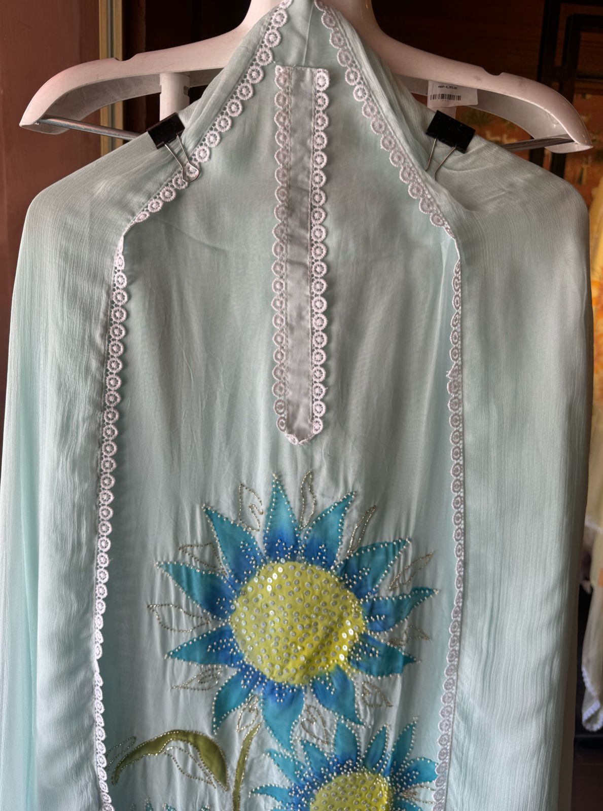 Soft organza Unstitched Suit