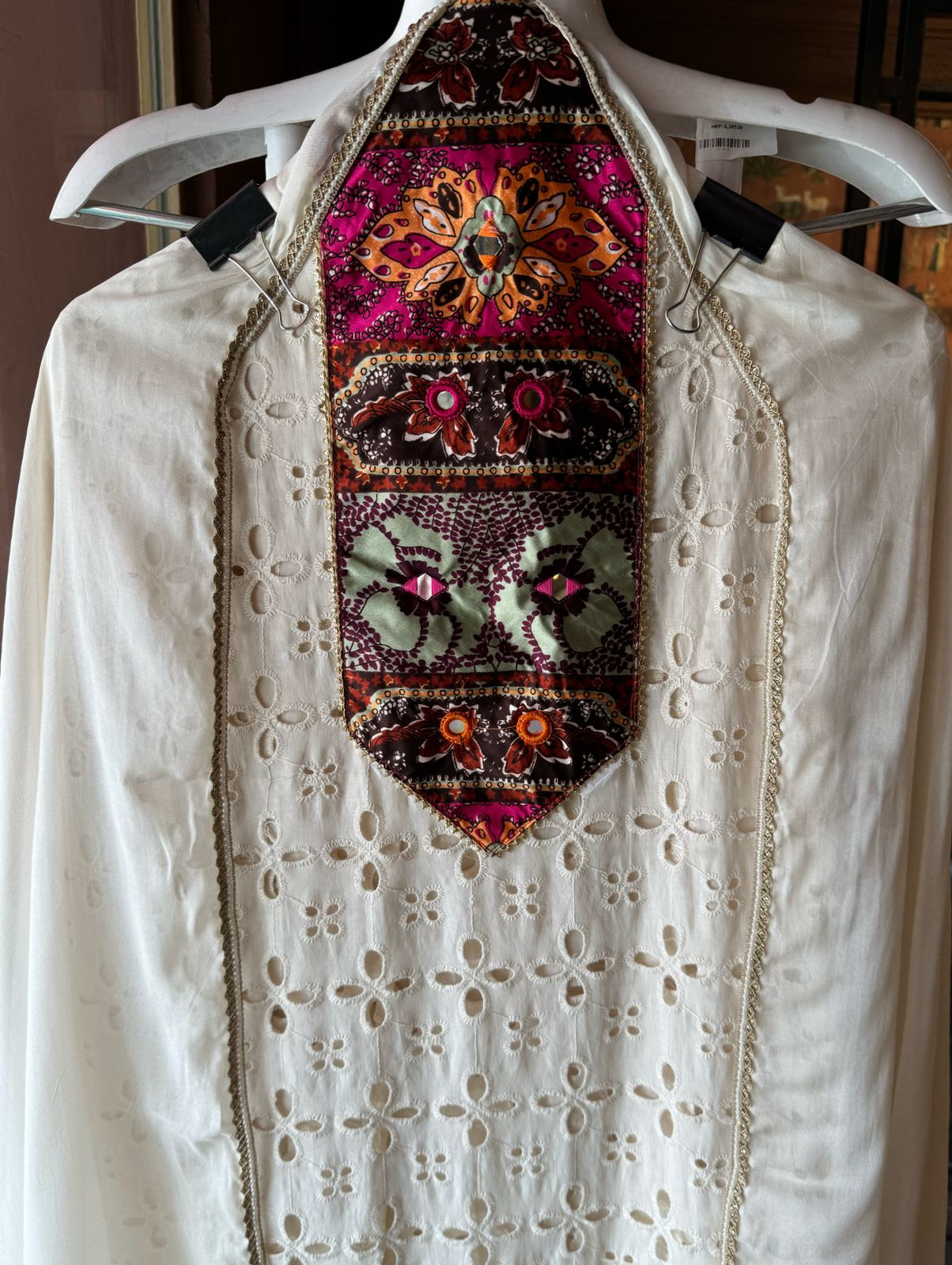 Premium cotton chicken unstitched suit