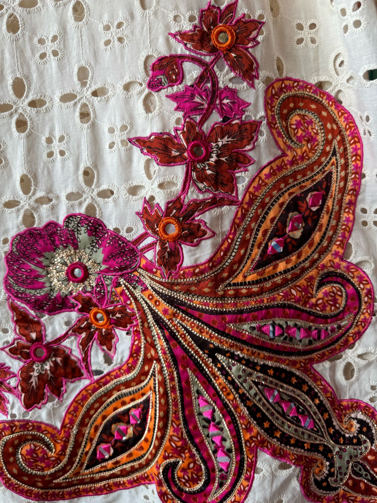 Premium cotton chicken unstitched suit