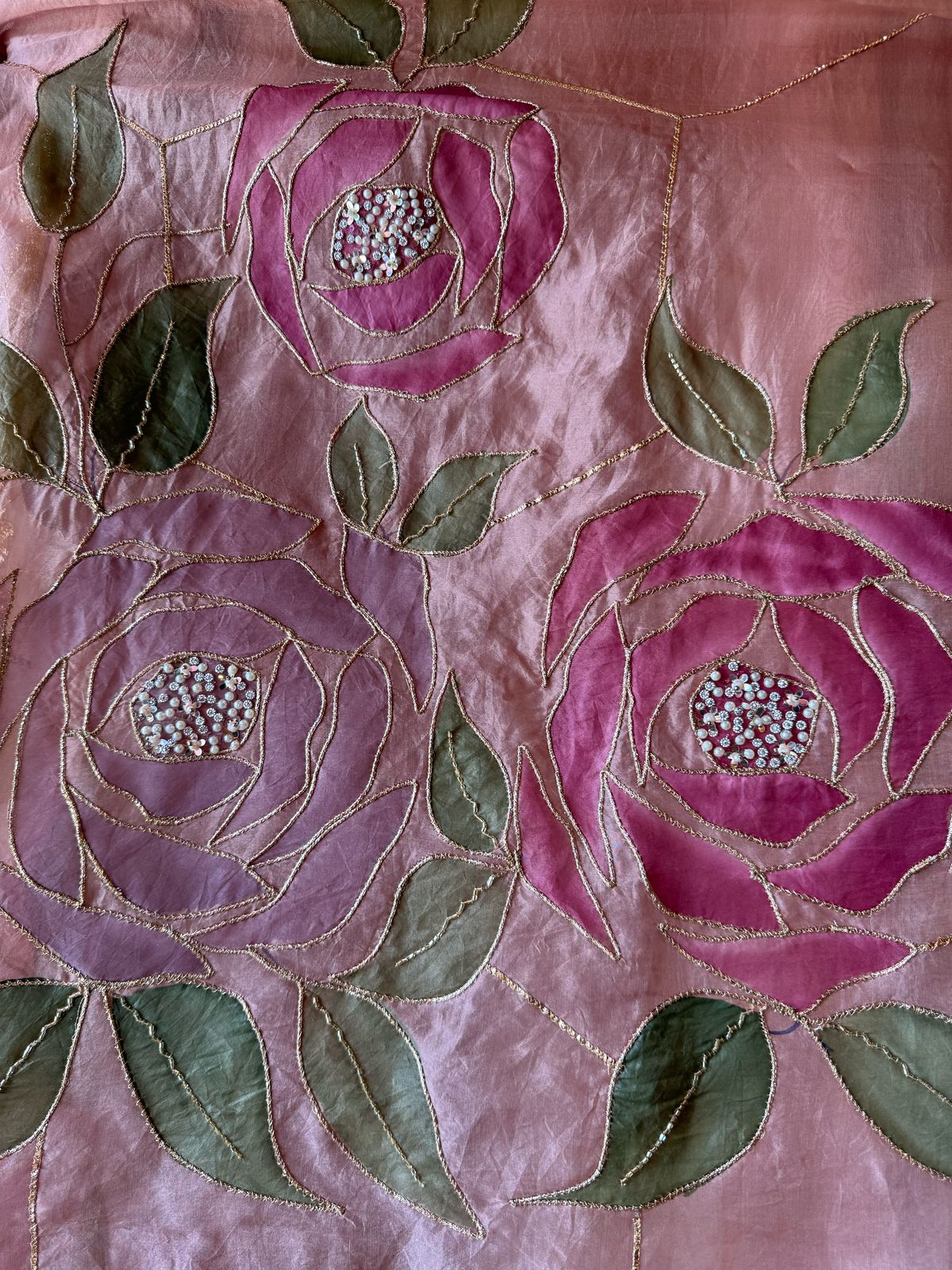 Pure organza Unstitched Suits