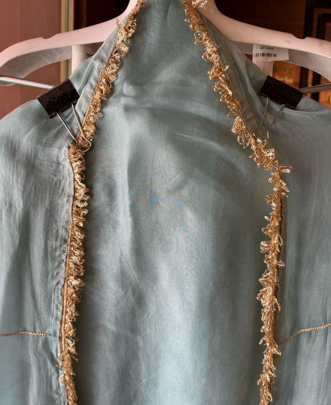 Pure organza Unstitched Suits