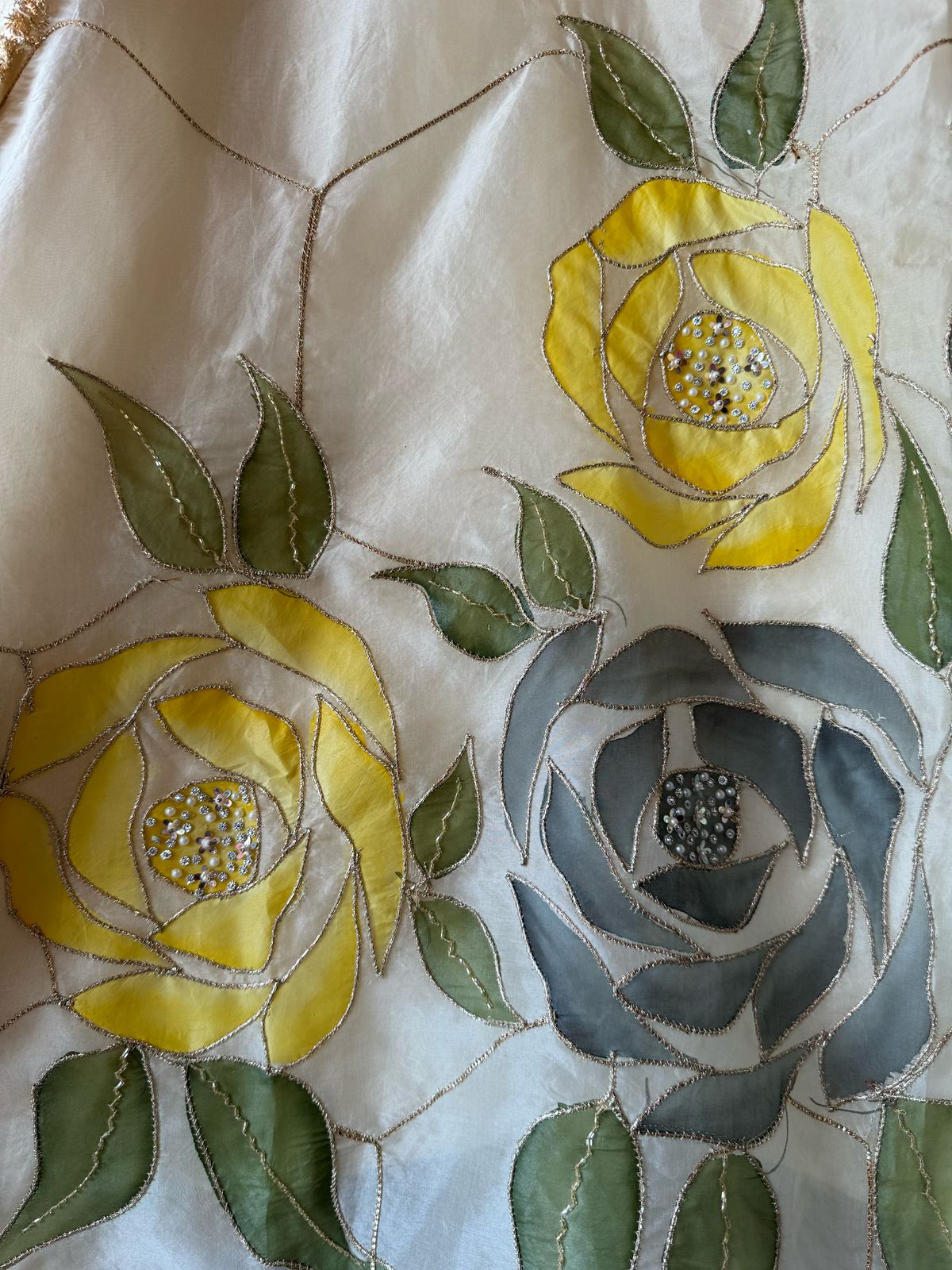 Pure organza Unstitched Suits