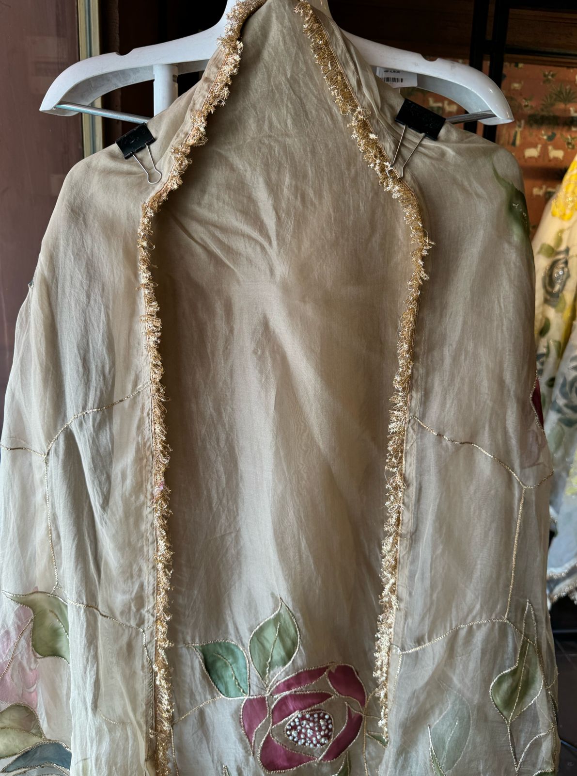 Pure organza Unstitched Suits