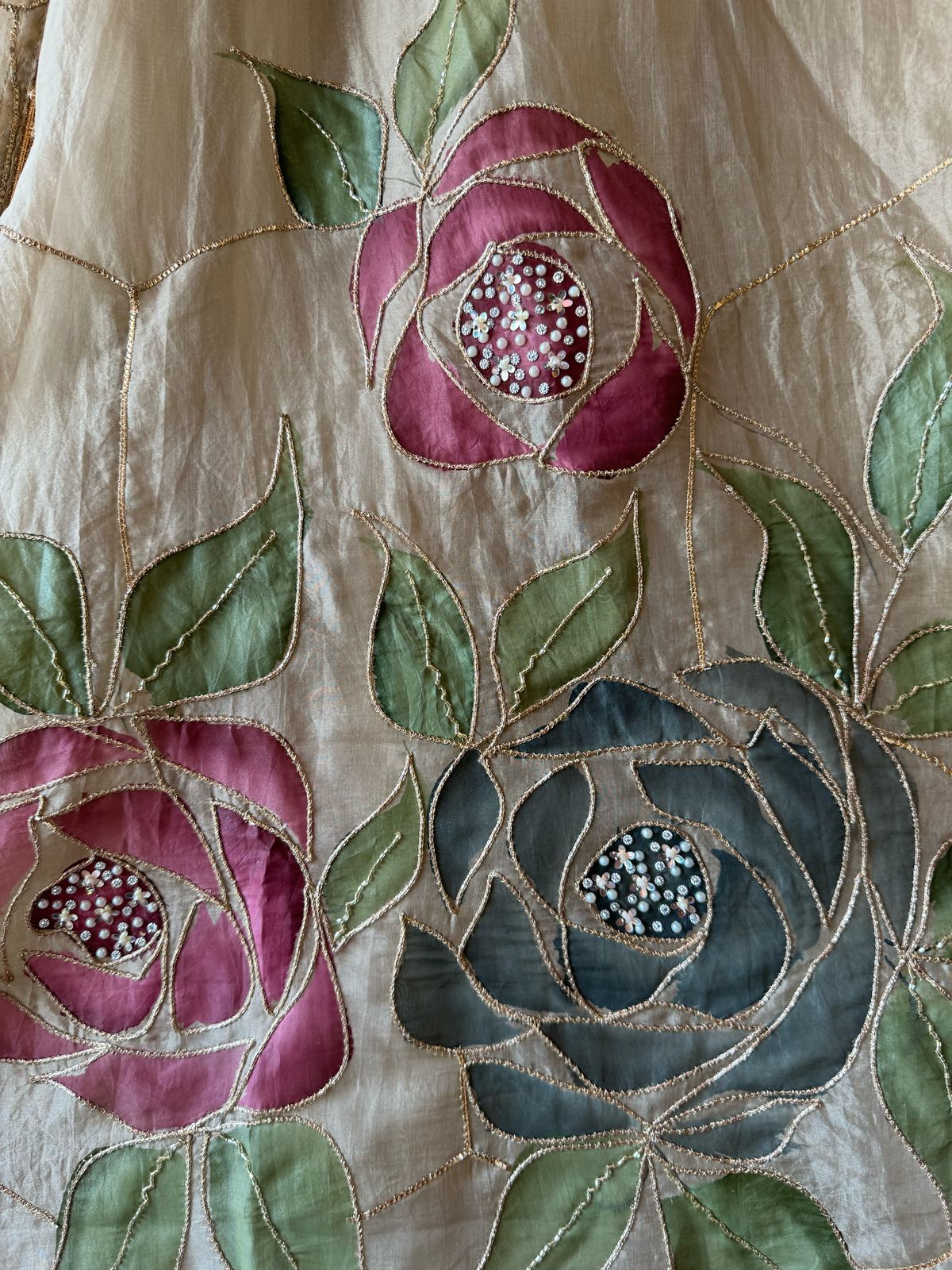 Pure organza Unstitched Suits