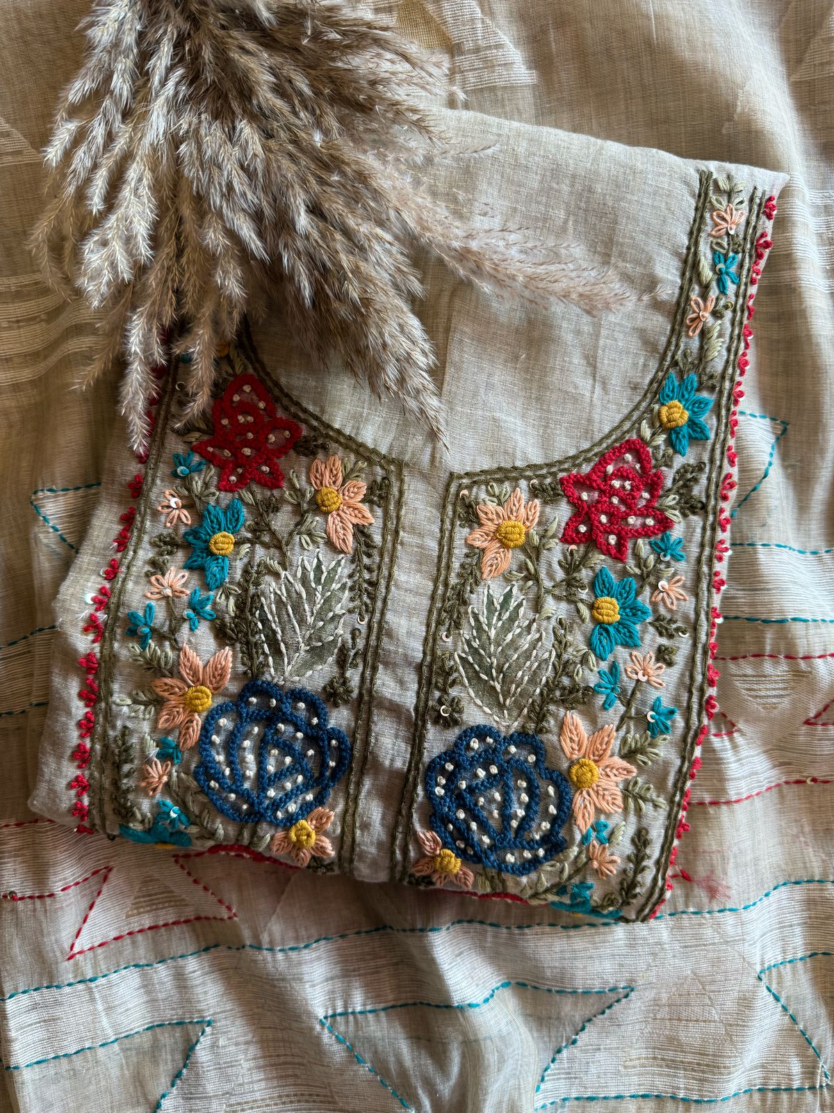 Shop Our New arrivals on A Very Luxurious fabric MUL CHANDERI