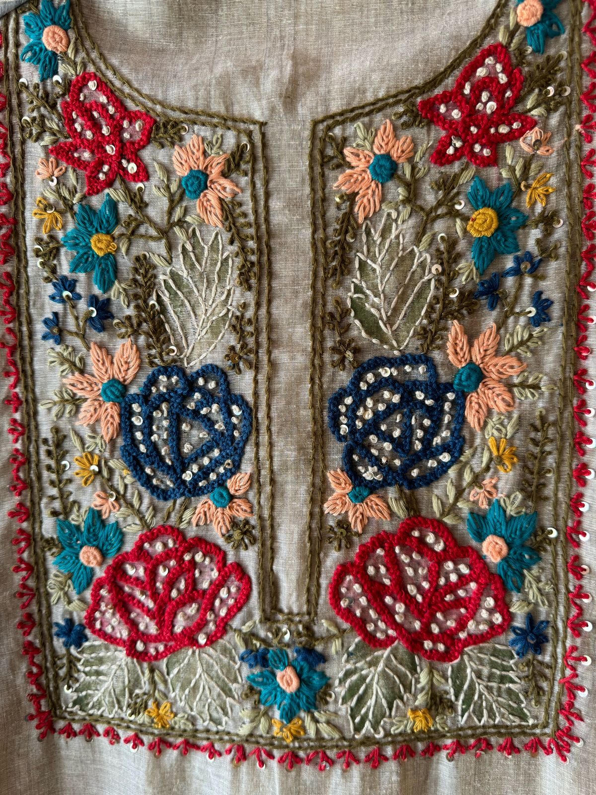 Shop Our New arrivals on A Very Luxurious fabric MUL CHANDERI