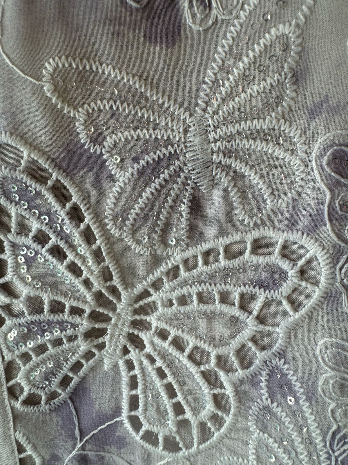 Pure soft organza  unstitched Suit