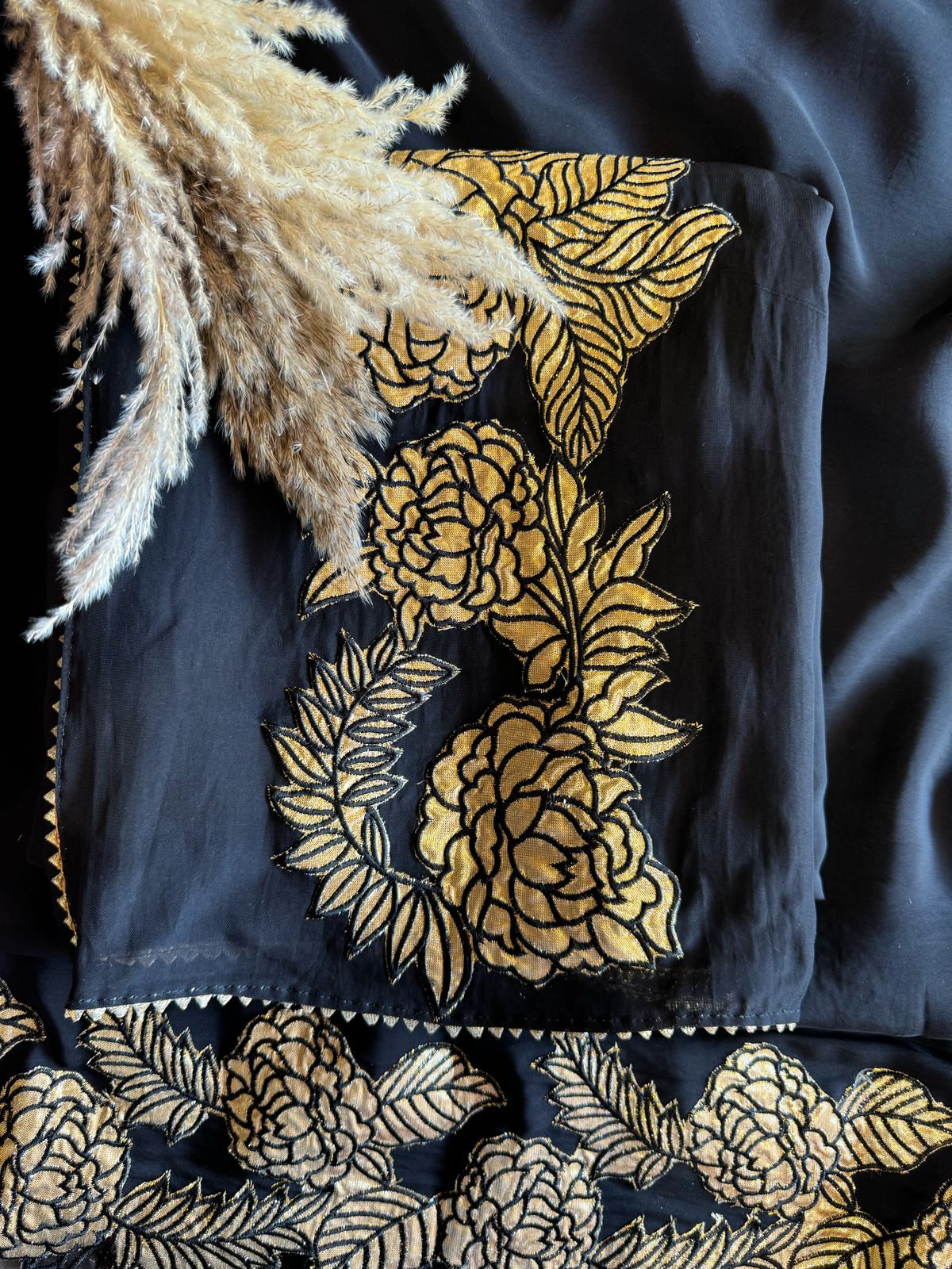 Shop Our new arrivals with shimmer appliqué patchwork designing