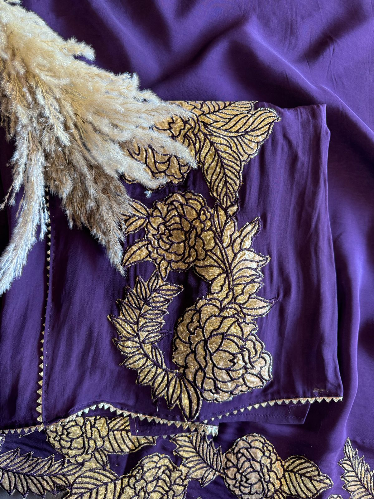 Shop Our new arrivals with shimmer appliqué patchwork designing