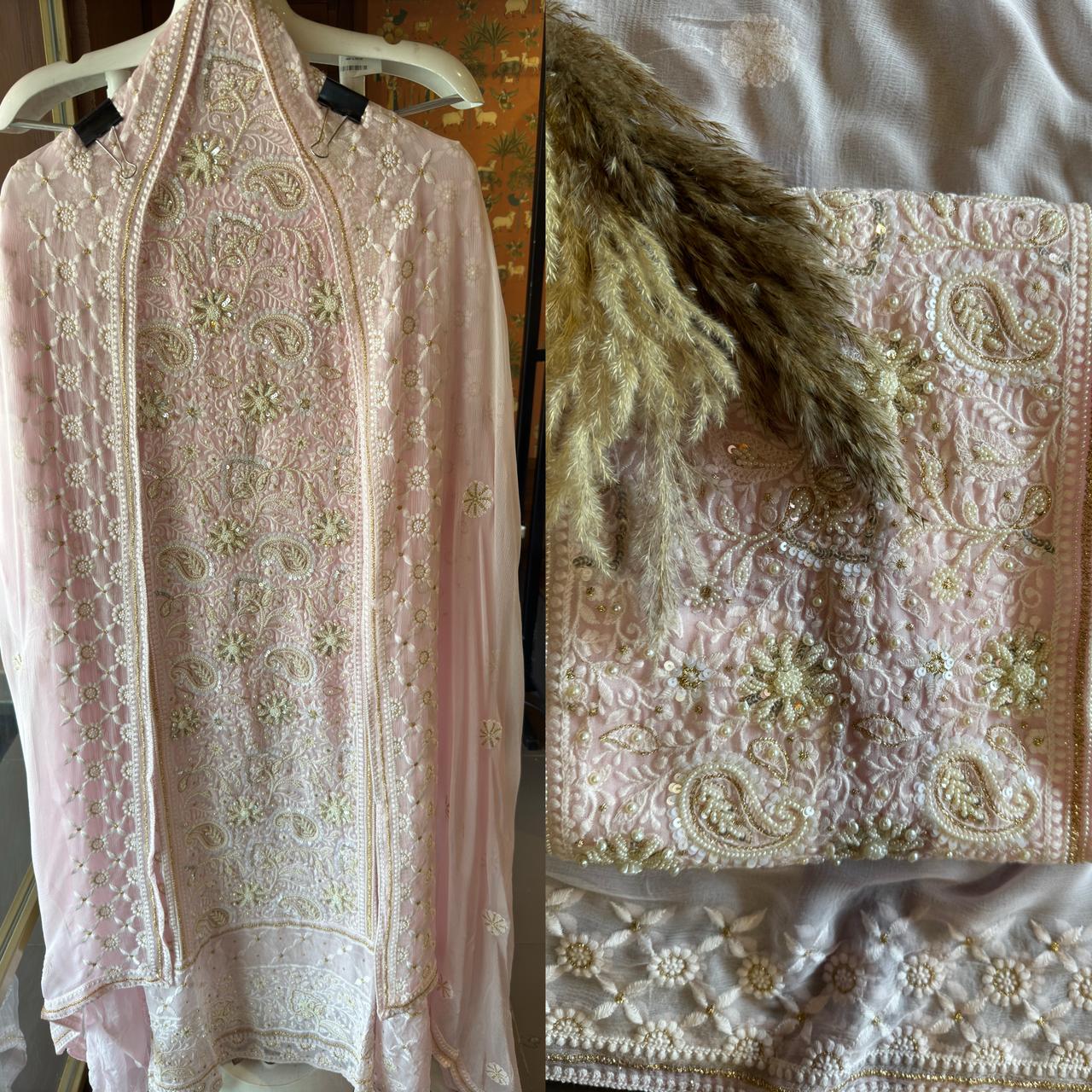 Pure Georgette Unstitched shirt