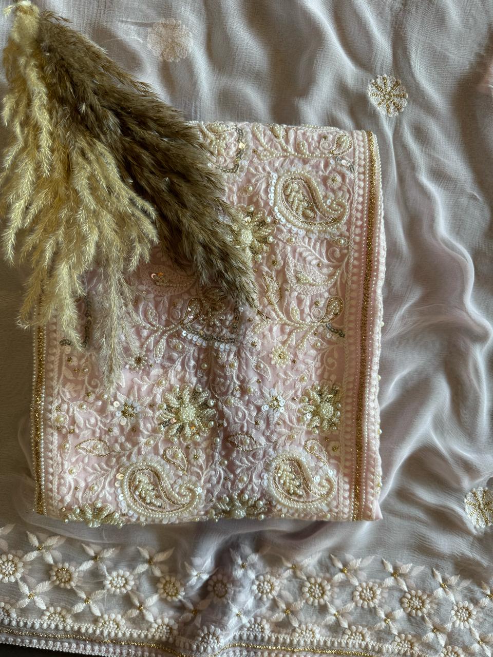 Pure Georgette Unstitched shirt