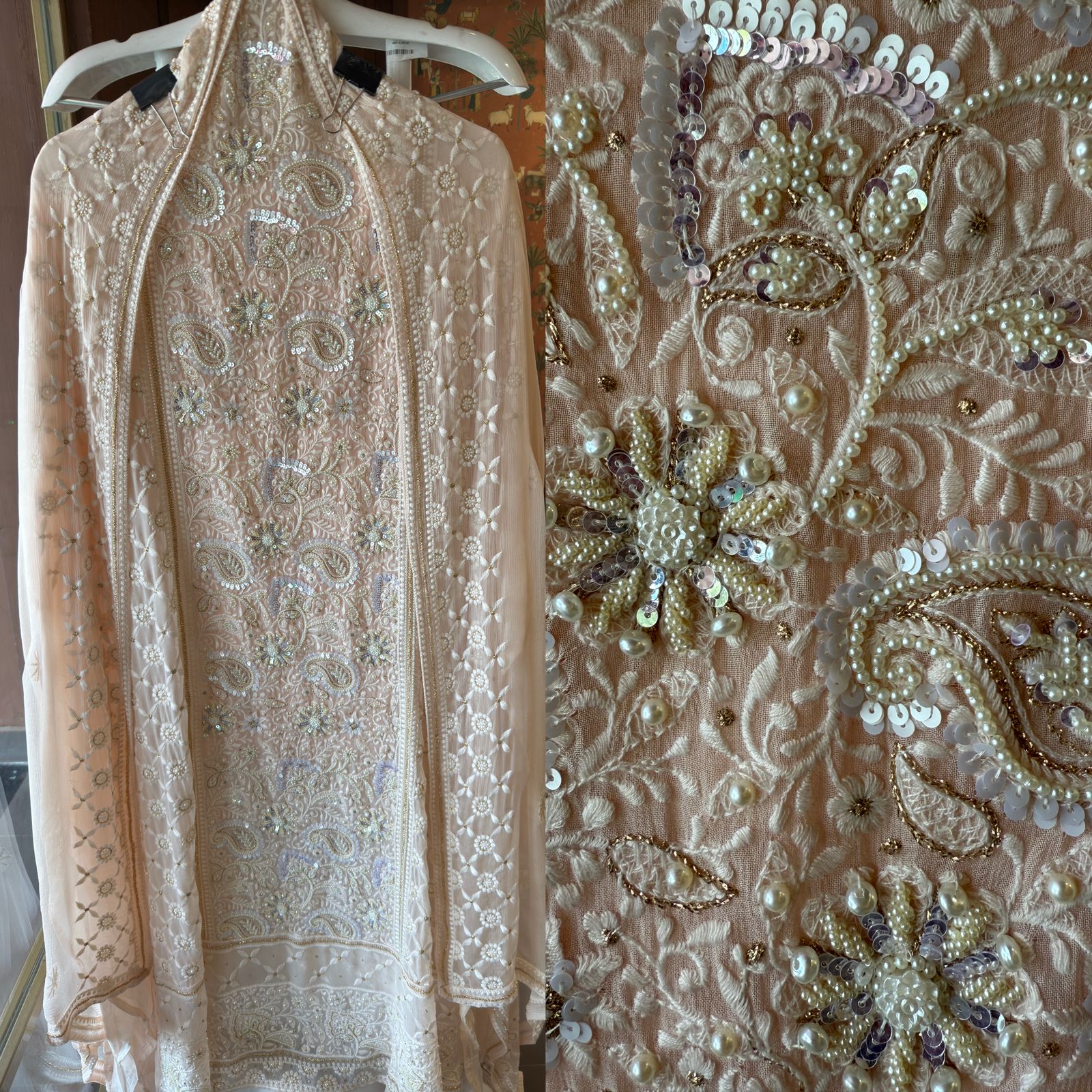 Pure Georgette Unstitched shirt