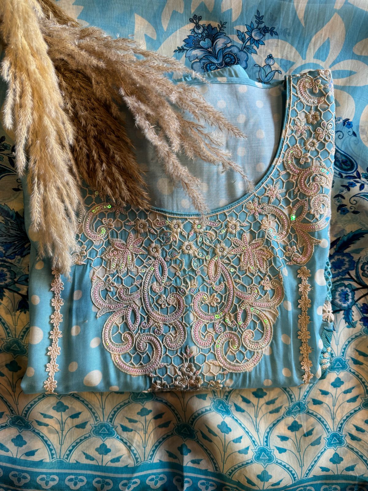 Fine muslin digital printed unstitched shirt