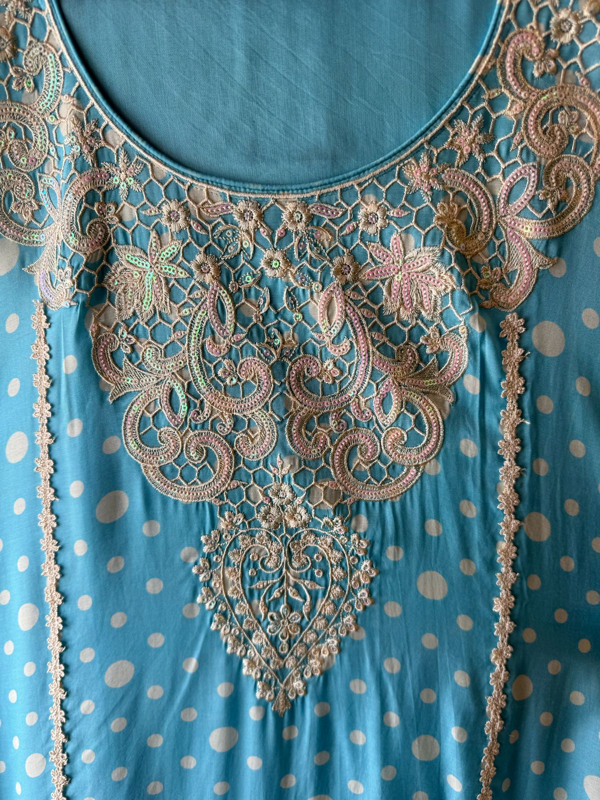 Fine muslin digital printed unstitched shirt