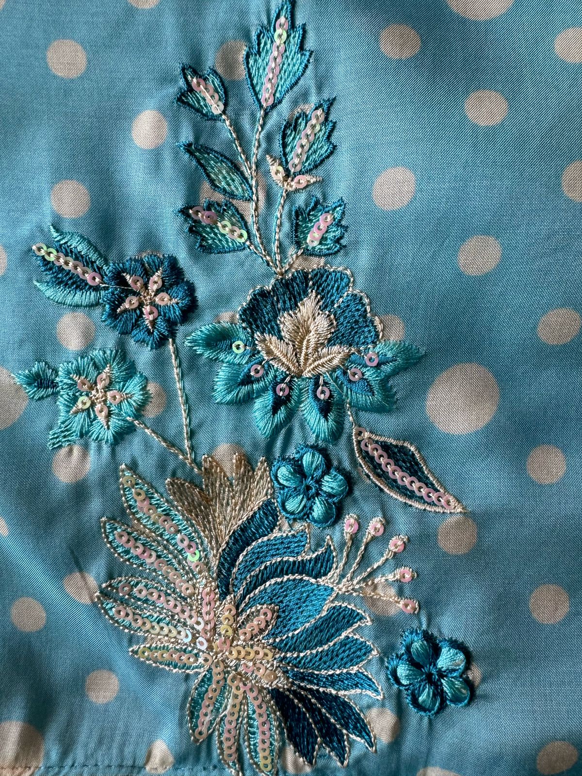 Fine muslin digital printed unstitched shirt