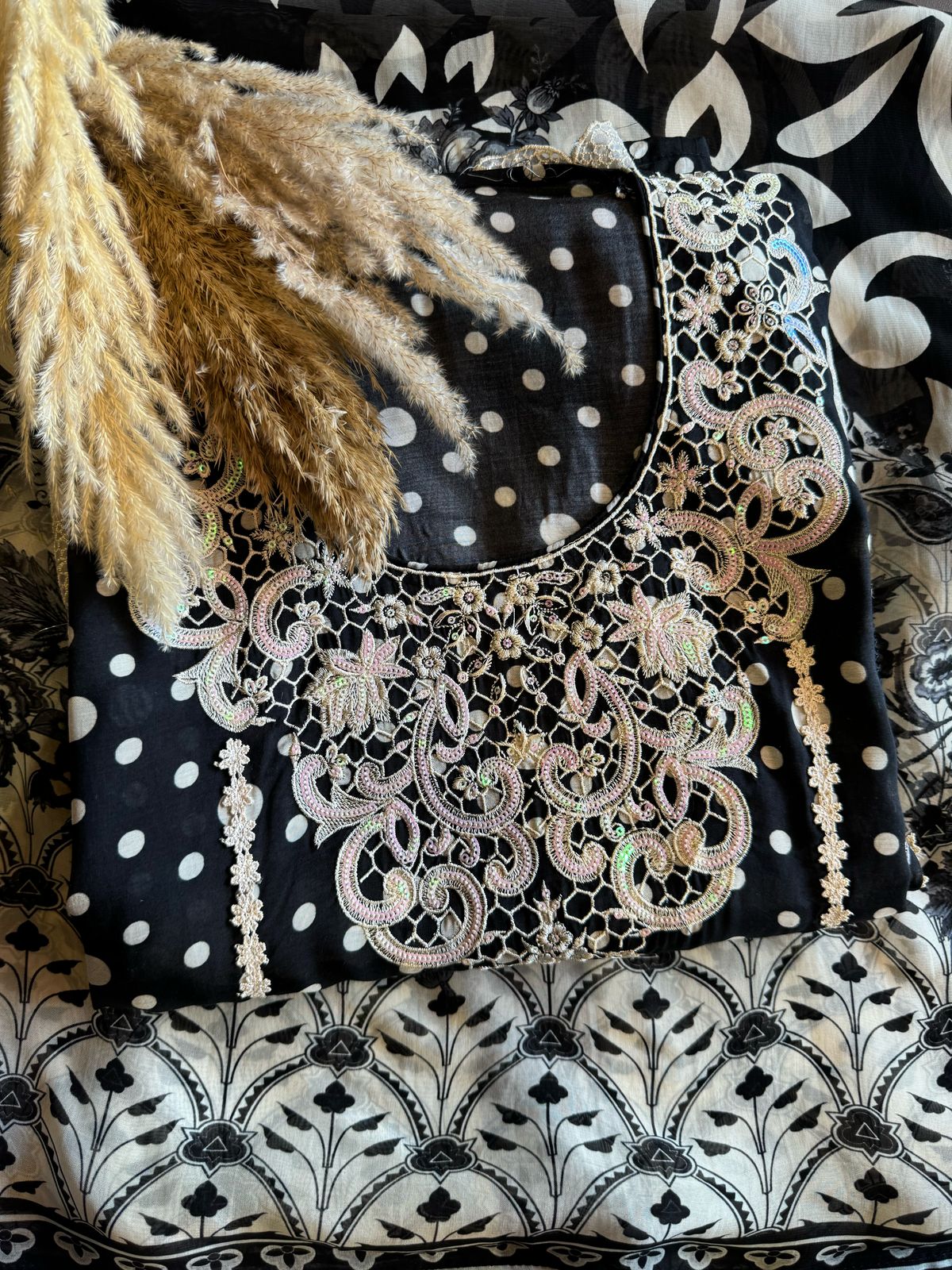 Fine muslin digital printed unstitched shirt