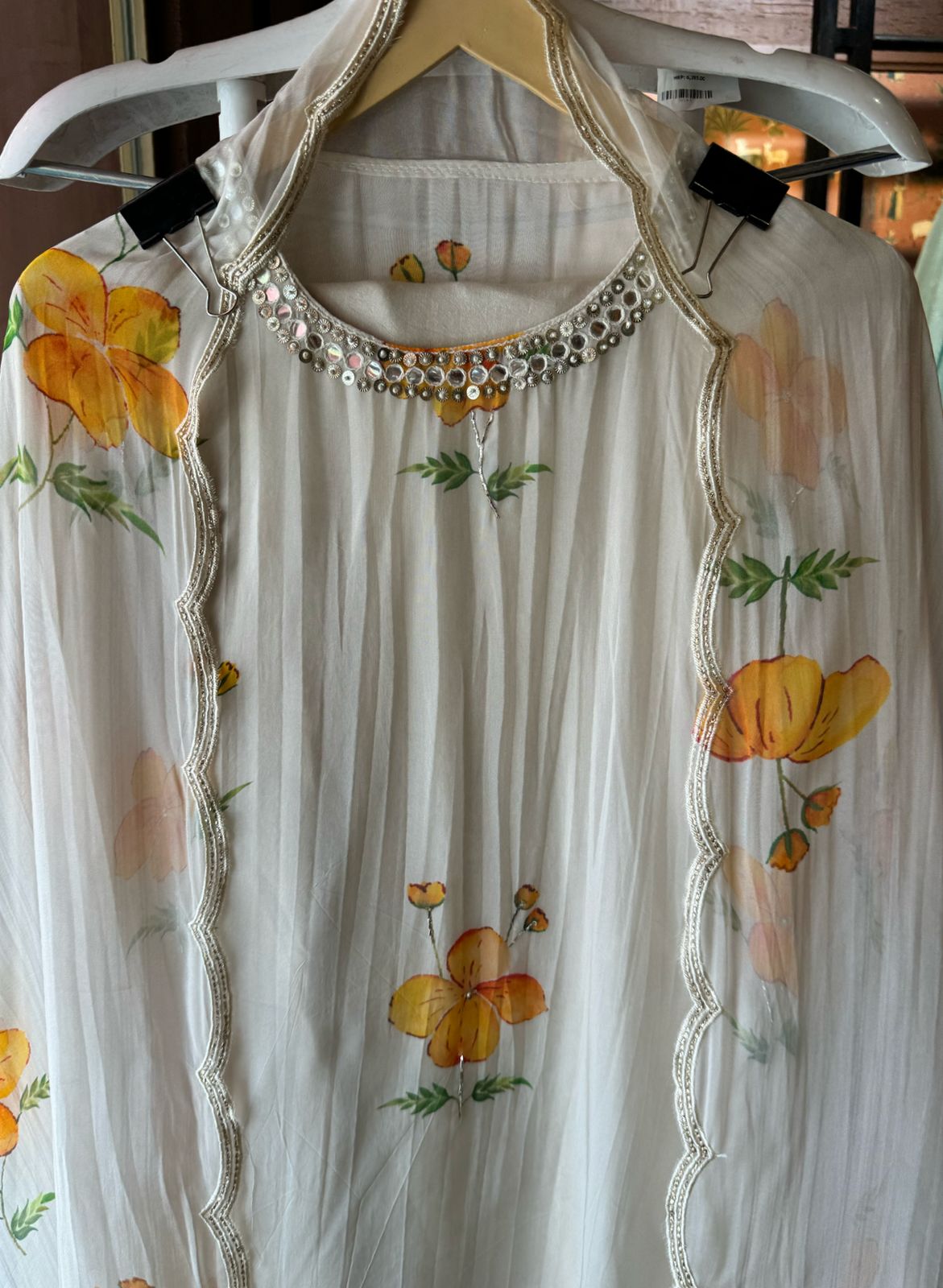 Soft organza Unstitched Suit