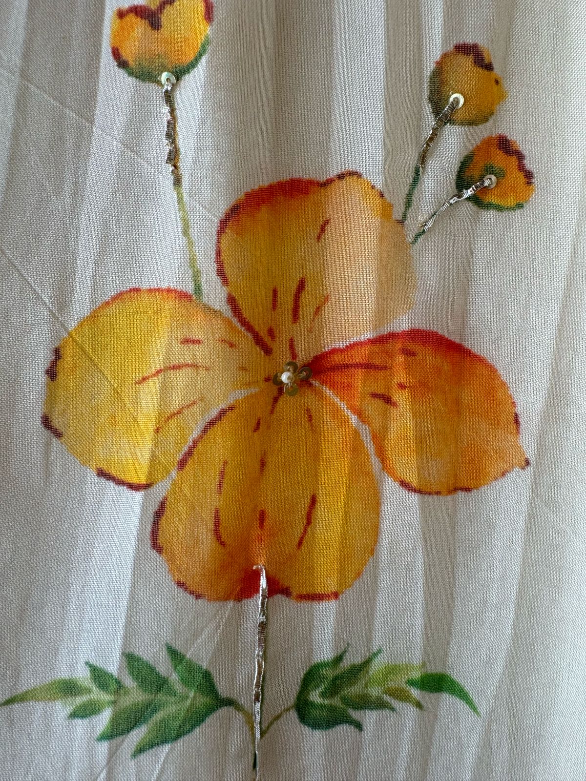 Soft organza Unstitched Suit