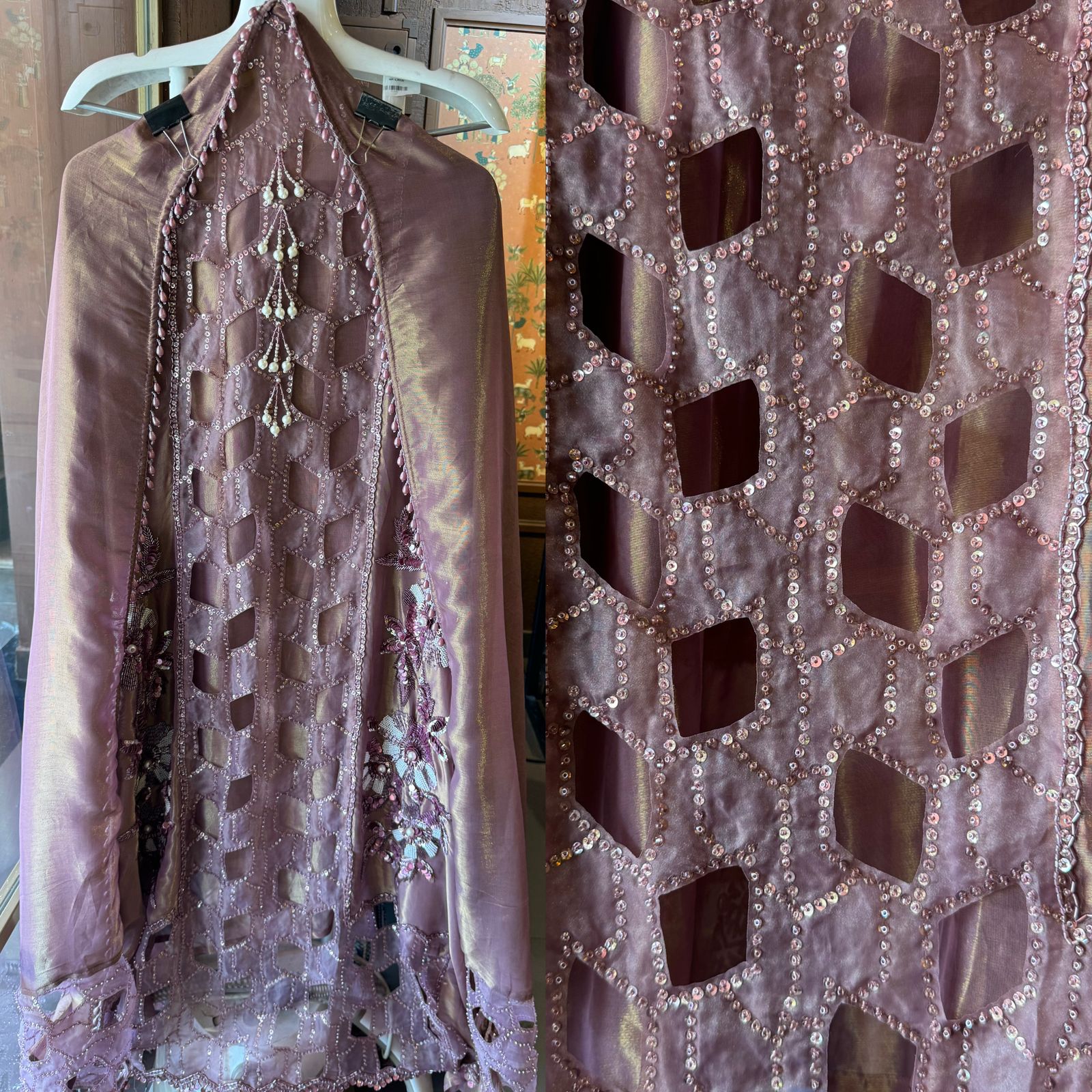 Shop our Latest design with heavy Cutwork designing and Hand embroidery