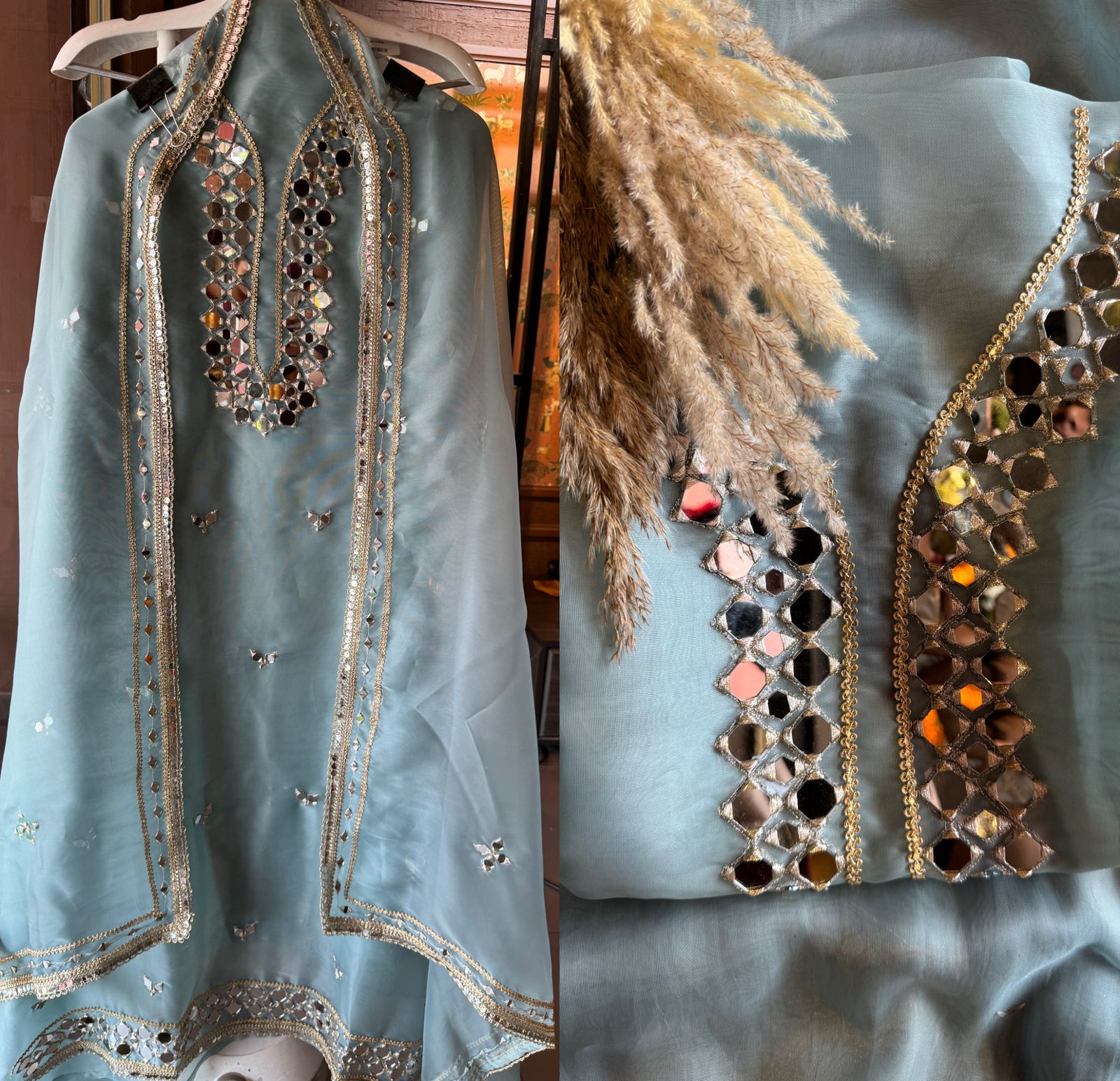 Shop our latest Mirror work tissue suits