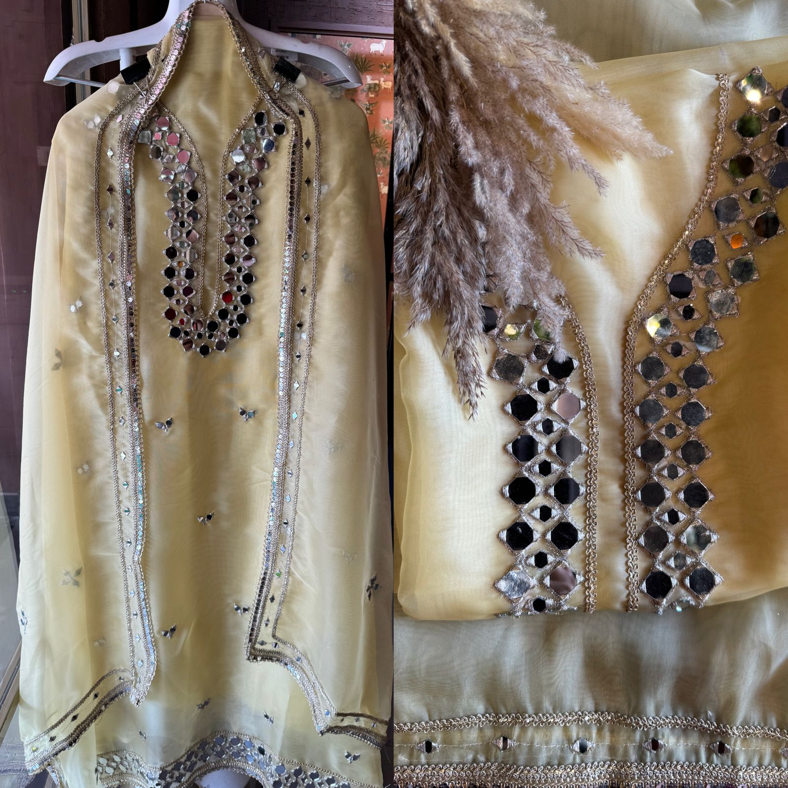 Shop our latest Mirror work tissue suits