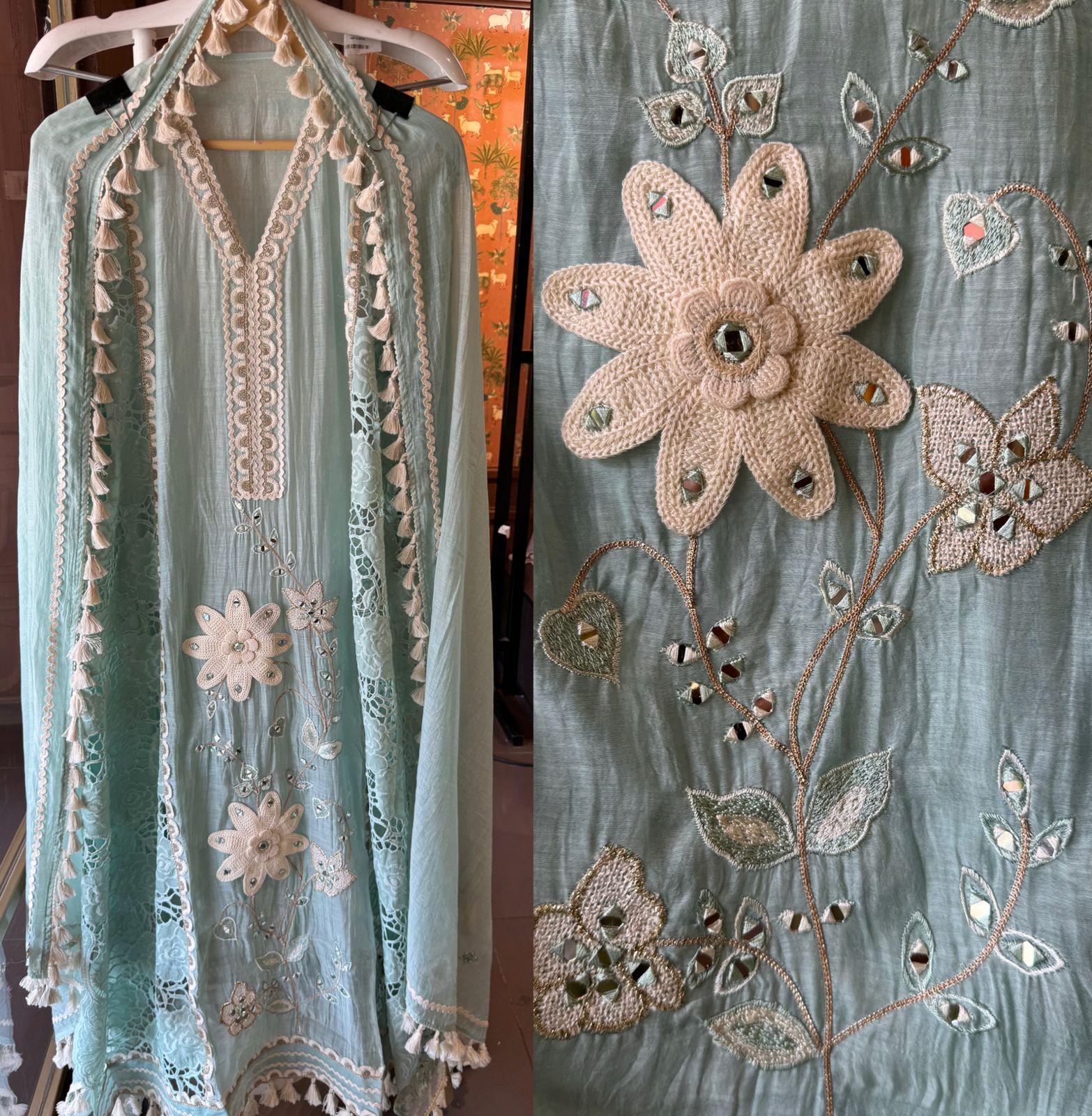 Mul Mul cottons Unstitched suits