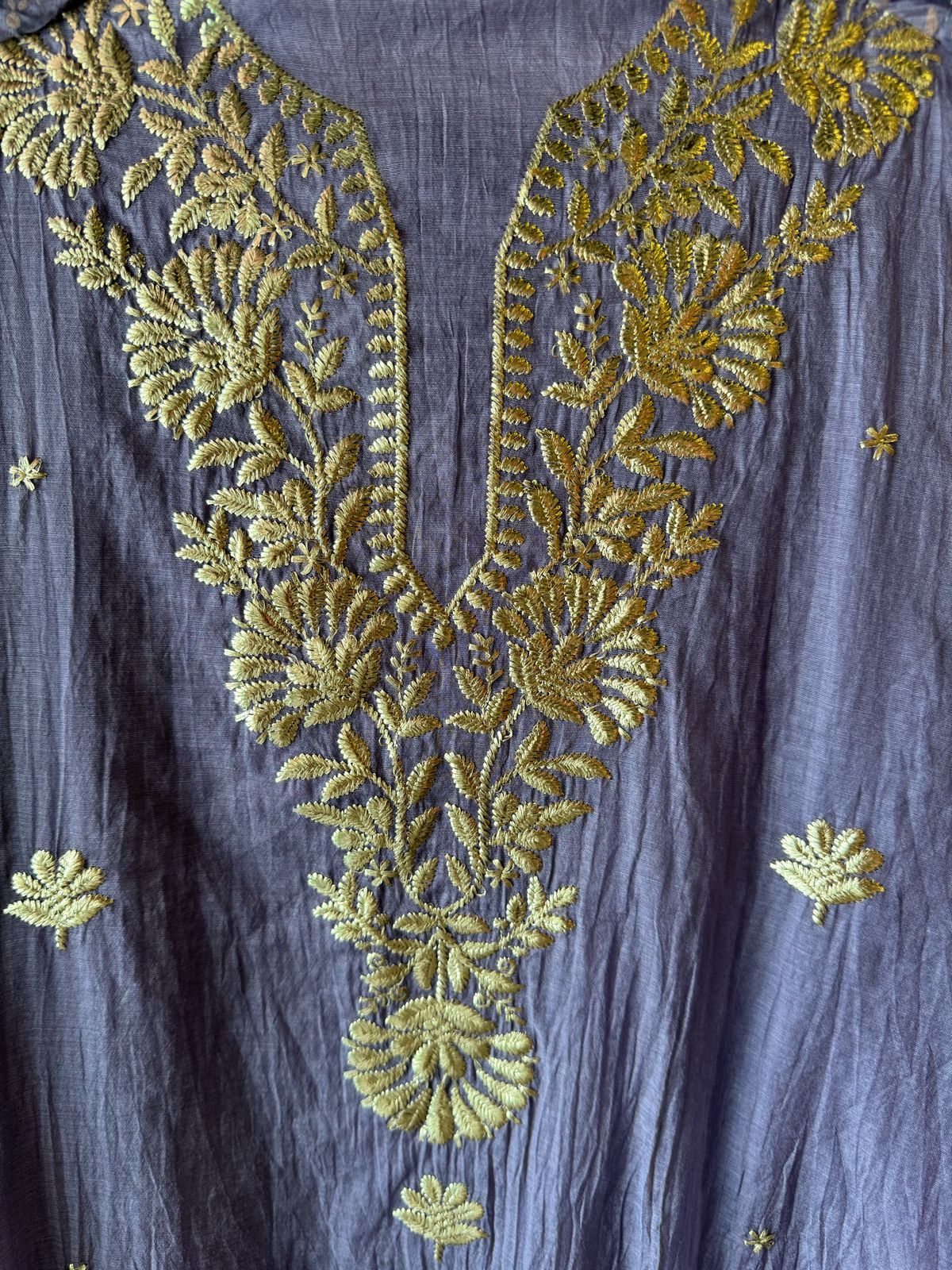 Shop Our latest Mul Chanderi Articles with pitta work