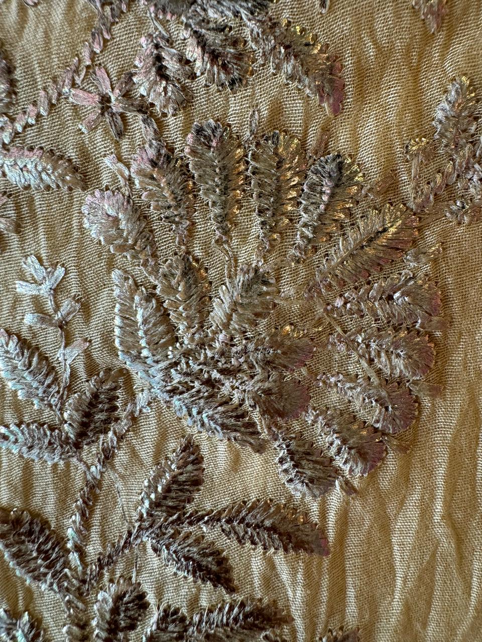 Shop Our latest Mul Chanderi Articles with pitta work